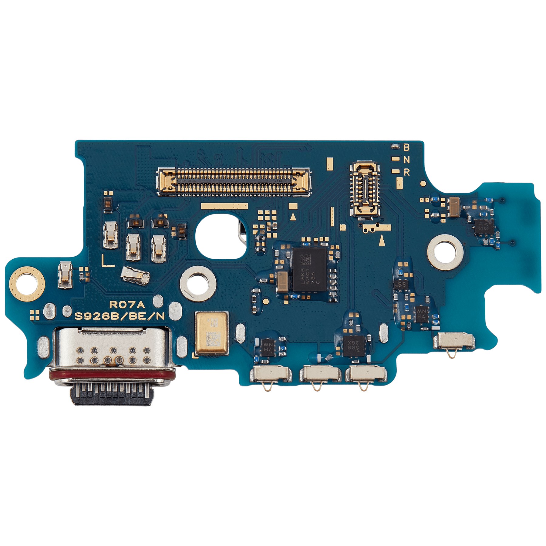 Replacement Charging Port Board With Sim Card Reader Compatible For Samsung Galaxy S24 Plus 5G (S926B) (International Version)