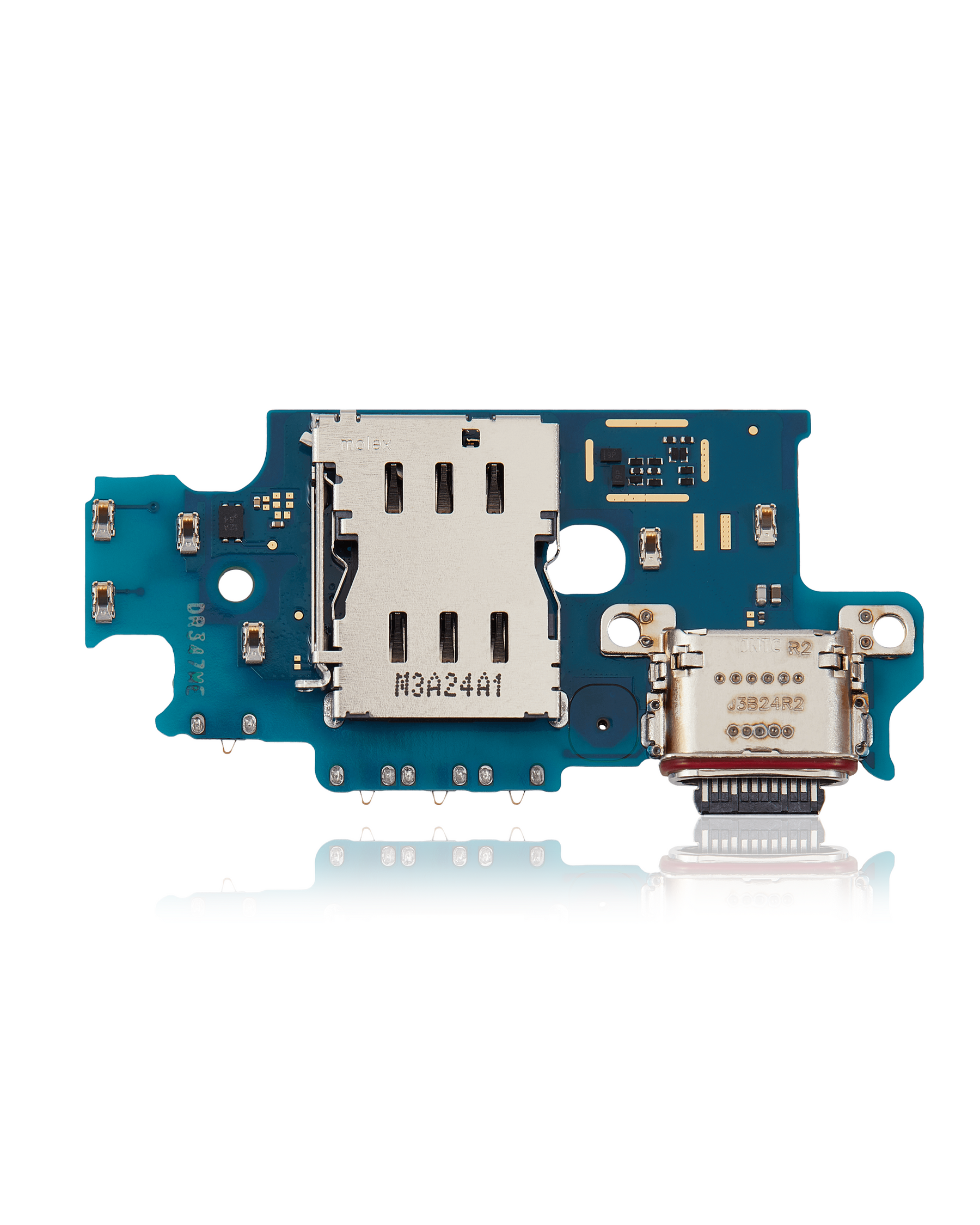 Charging Port Board Replacement With Sim Card Reader Compatible For Samsung Galaxy S24 Plus 5G (S926U) (North American Version)