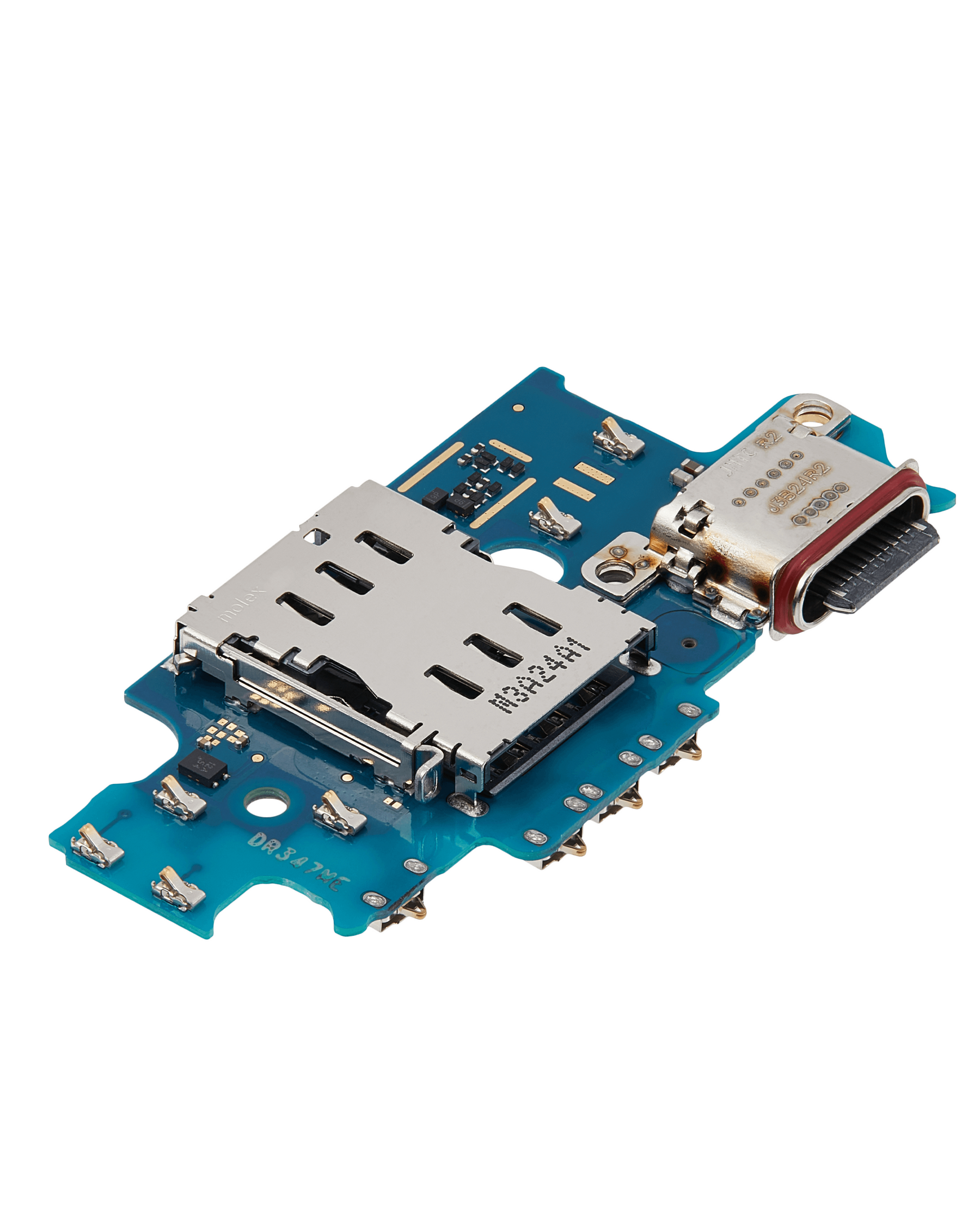 Charging Port Board Replacement With Sim Card Reader Compatible For Samsung Galaxy S24 Plus 5G (S926U) (North American Version)