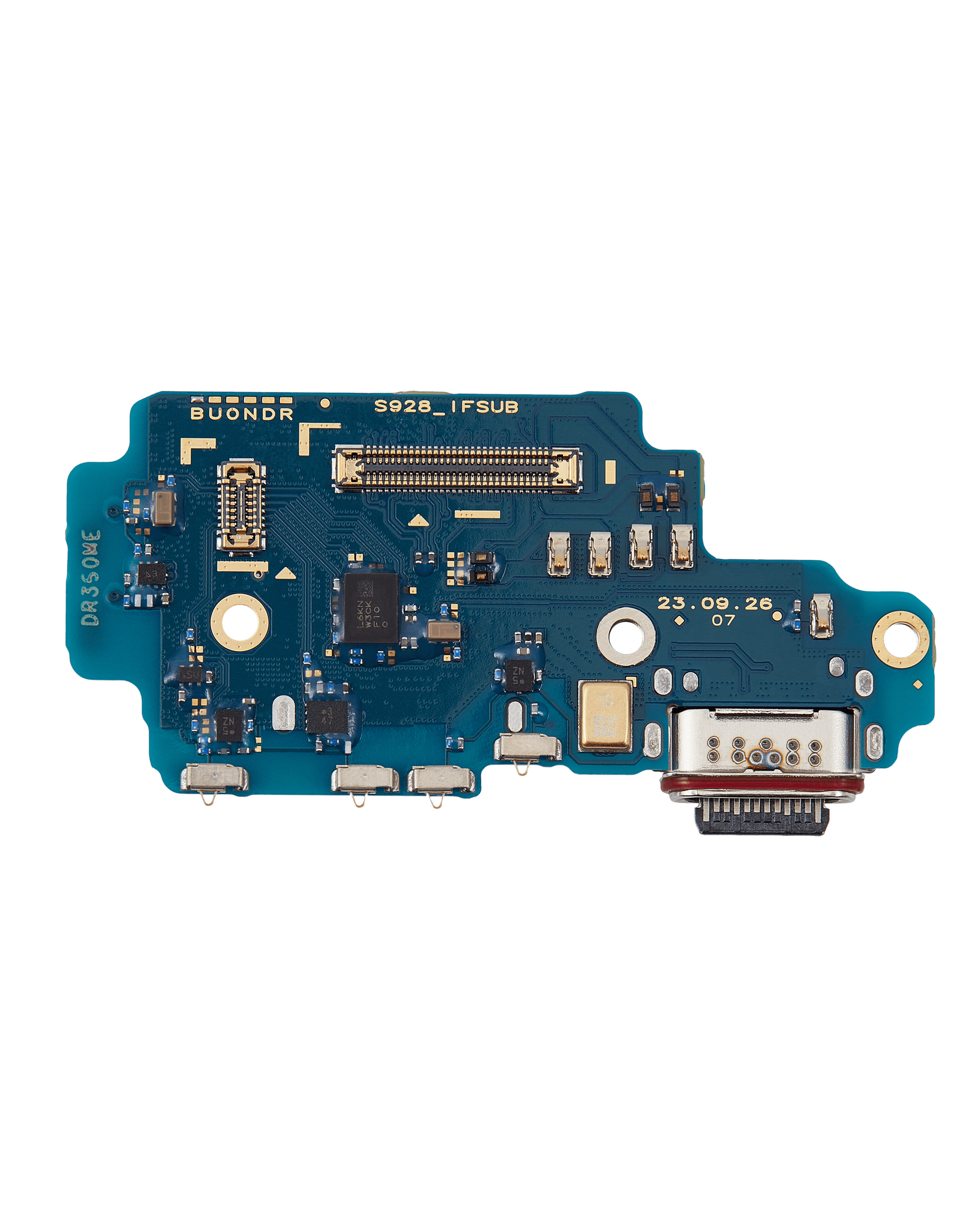 Charging Port Board With Sim Card Reader Compatible For Samsung Galaxy S24 Ultra 5G Replacement (S928B) (International Version)