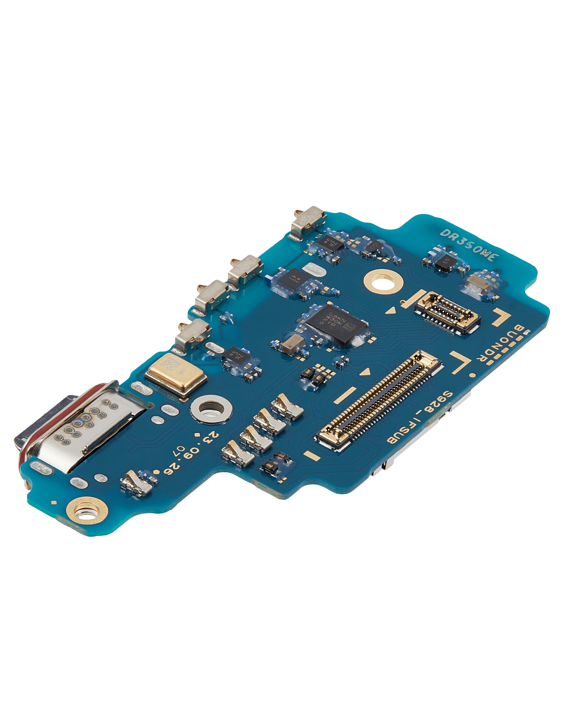 Charging Port Board With Sim Card Reader Compatible For Samsung Galaxy S24 Ultra 5G Replacement (S928B) (International Version)