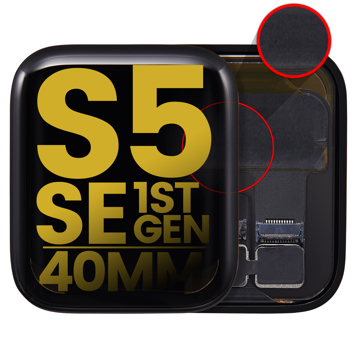 OLED Assembly Compatible For Watch Series 5 / SE 1st (40MM) (Premium)