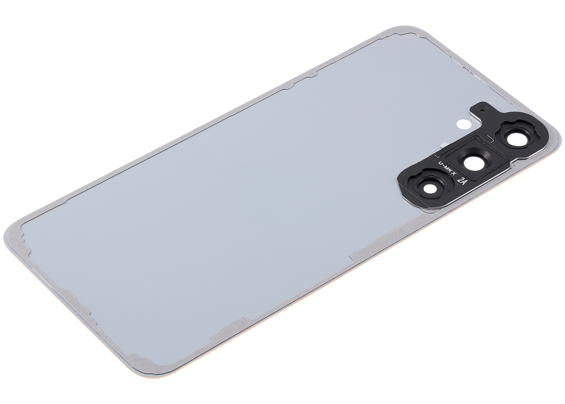 Replacement Back Cover Glass With Camera Lens Compatible For Samsung Galaxy S24 Plus 5G (No Logo) (Aftermarket Plus) (Sandstone Orange)