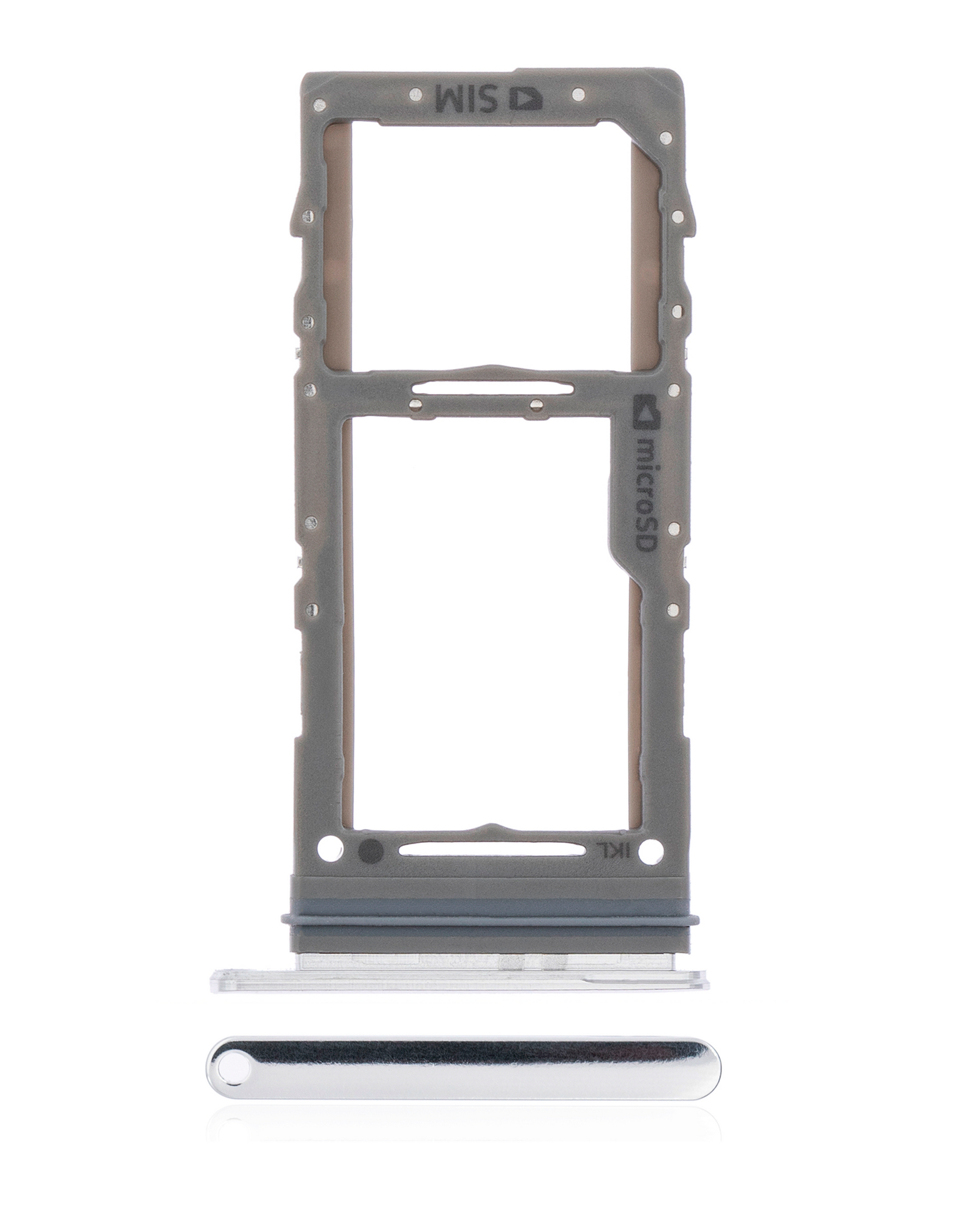 Single Sim Card Tray Replacement Compatible For Samsung Galaxy S20 / S20 Plus / S20 Ultra 5G (Cloud White)