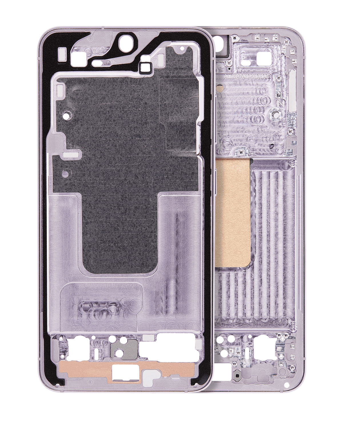 Mid-Frame Housing Compatible For Samsung Galaxy S23 5G Replacement(US & International Version) (Lavender)