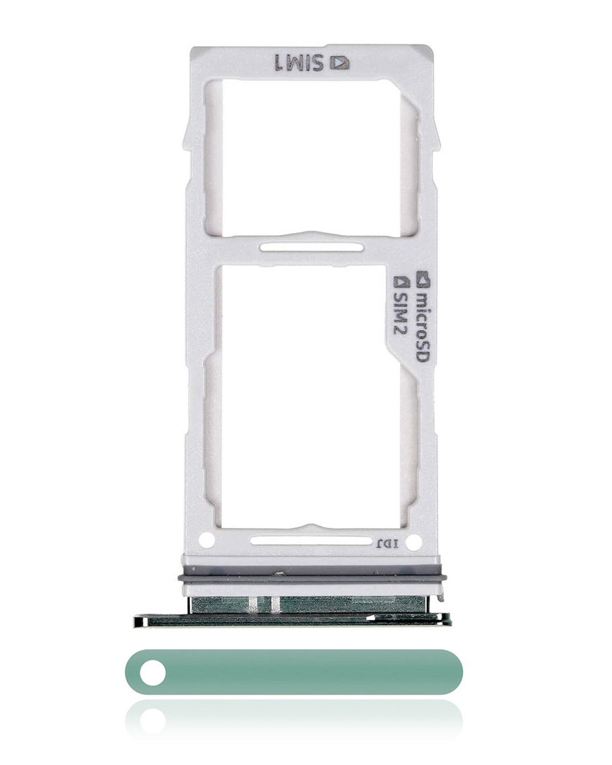 Replacement Dual Sim Card Tray Compatible For Samsung Galaxy S10 / S10 Plus / S10E (Prism Green)