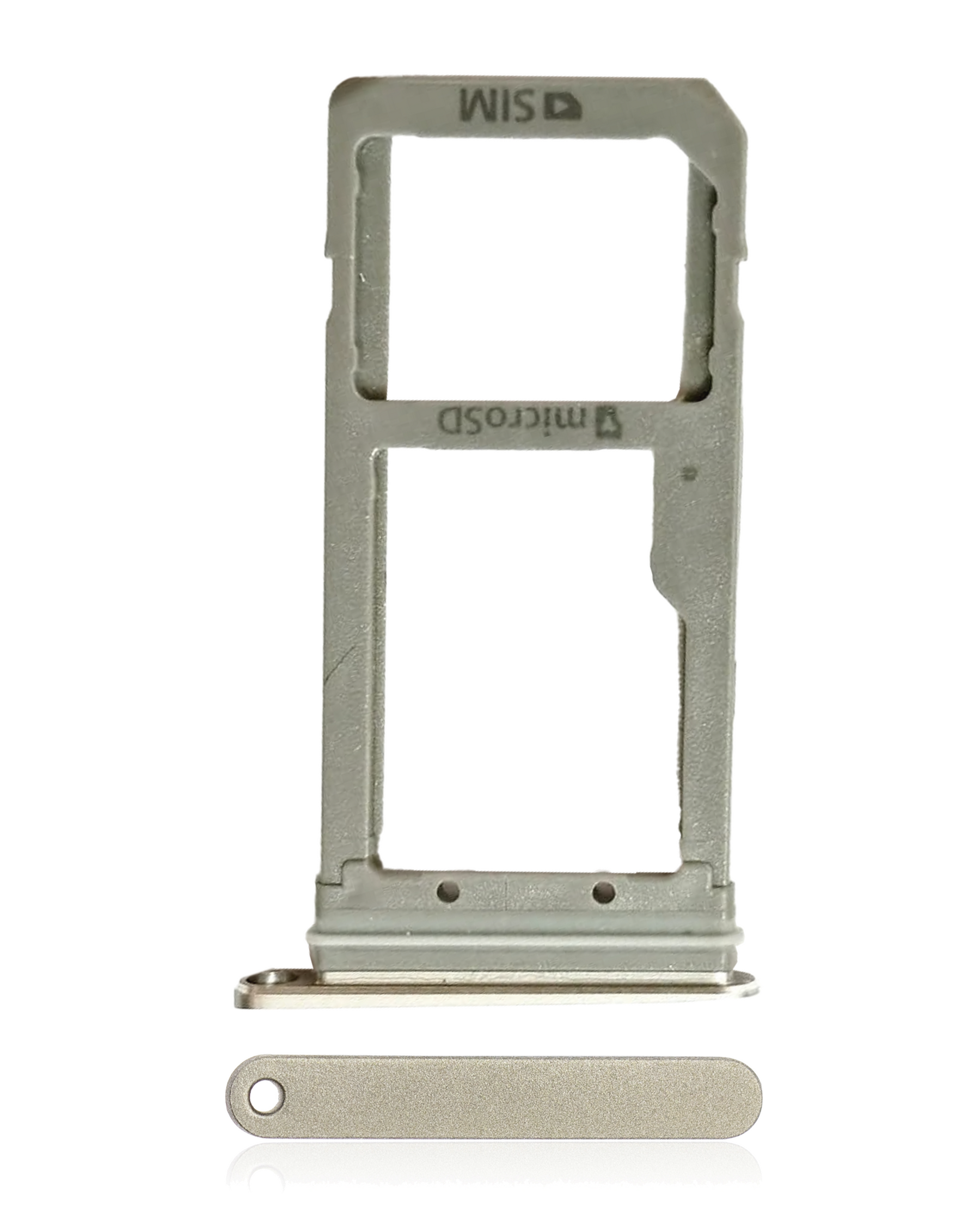 Single Sim Card Tray Compatible For Samsung Galaxy S7 Replacement (Gold Platinum)