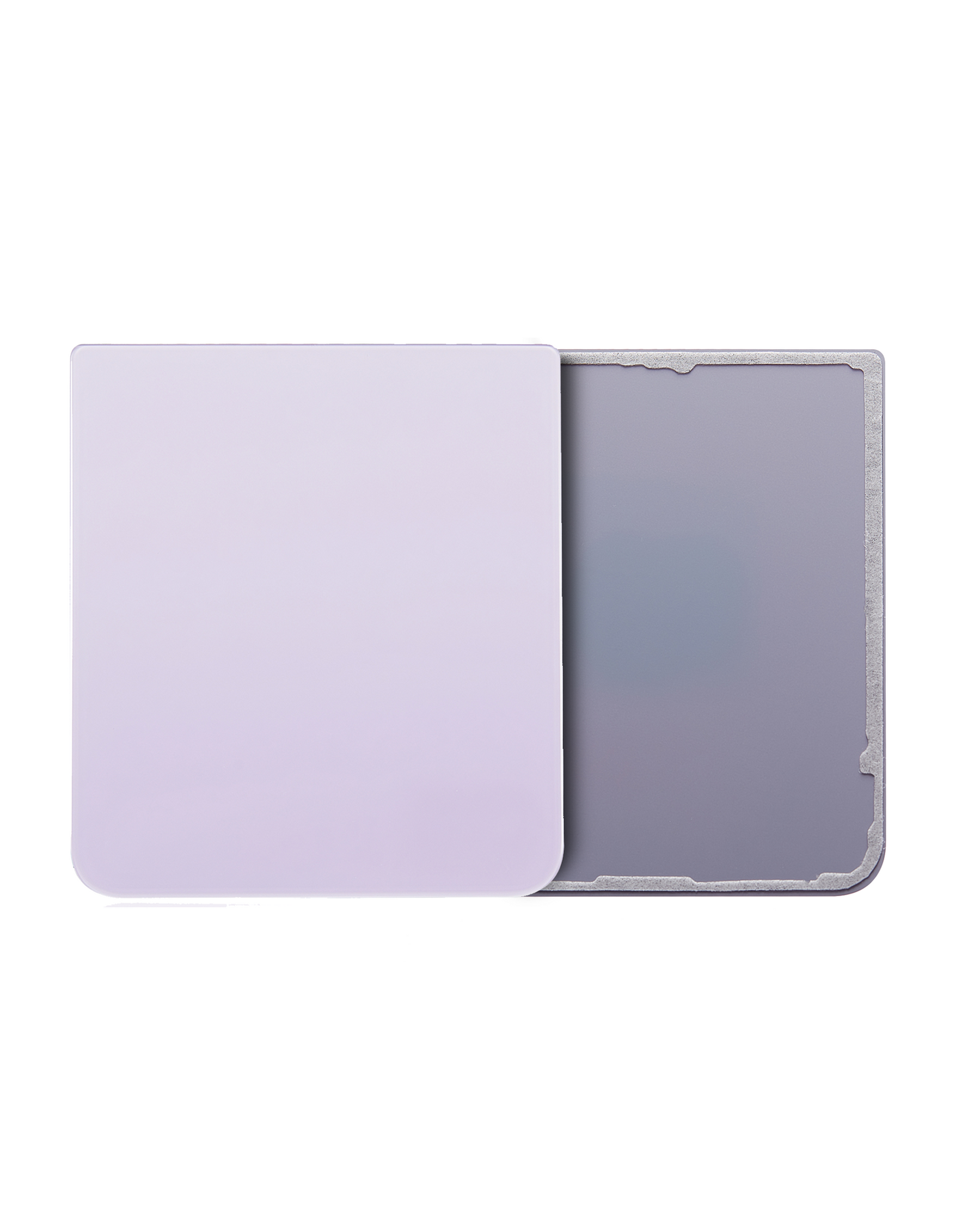 Bottom Back Cover Glass Replacement Compatible For Samsung Galaxy Z Flip 3 5G (Service Pack) (Lavender)