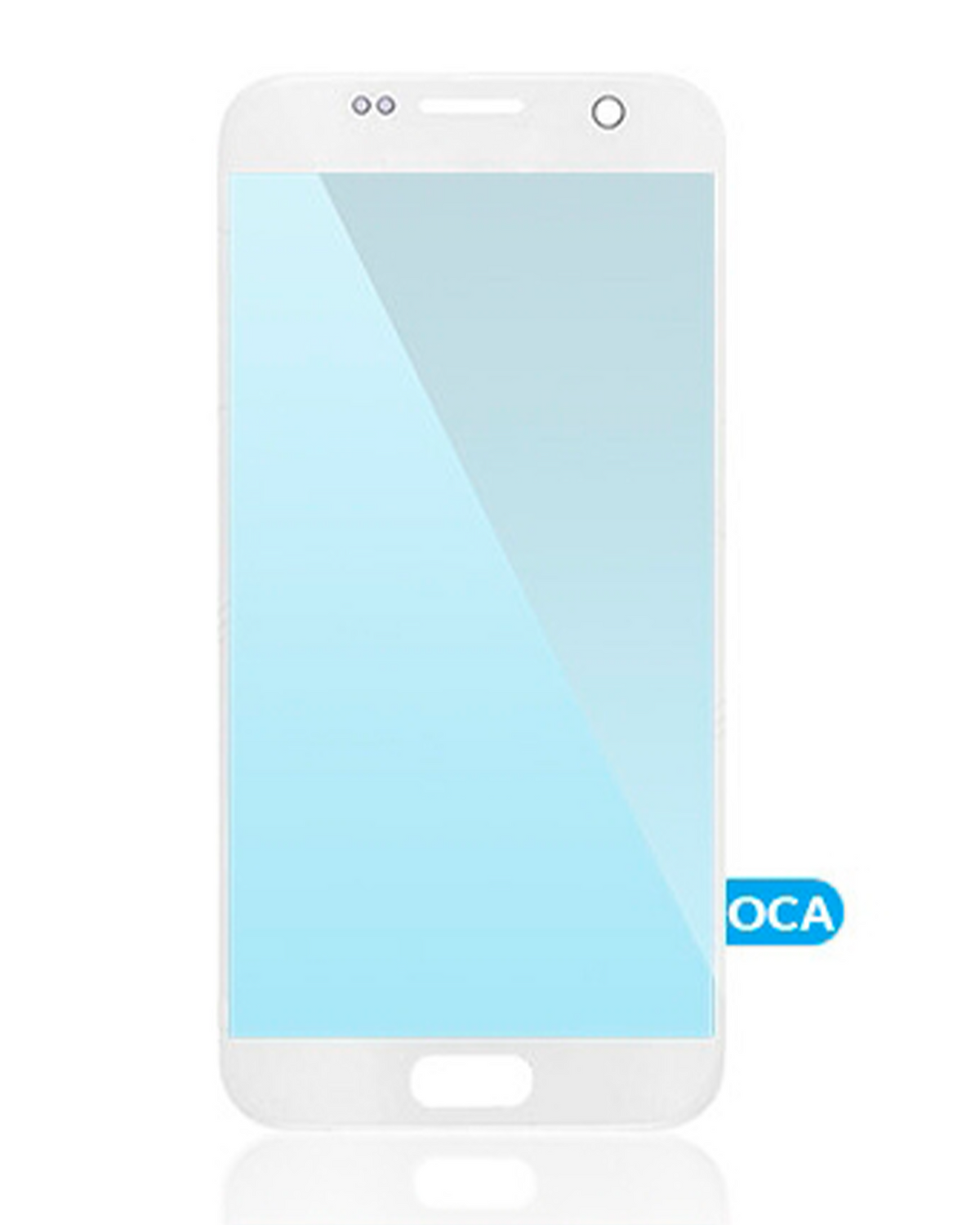 Replacement Front Glass With OCA Pre-Installed Compatible For Samsung Galaxy S7 (White)
