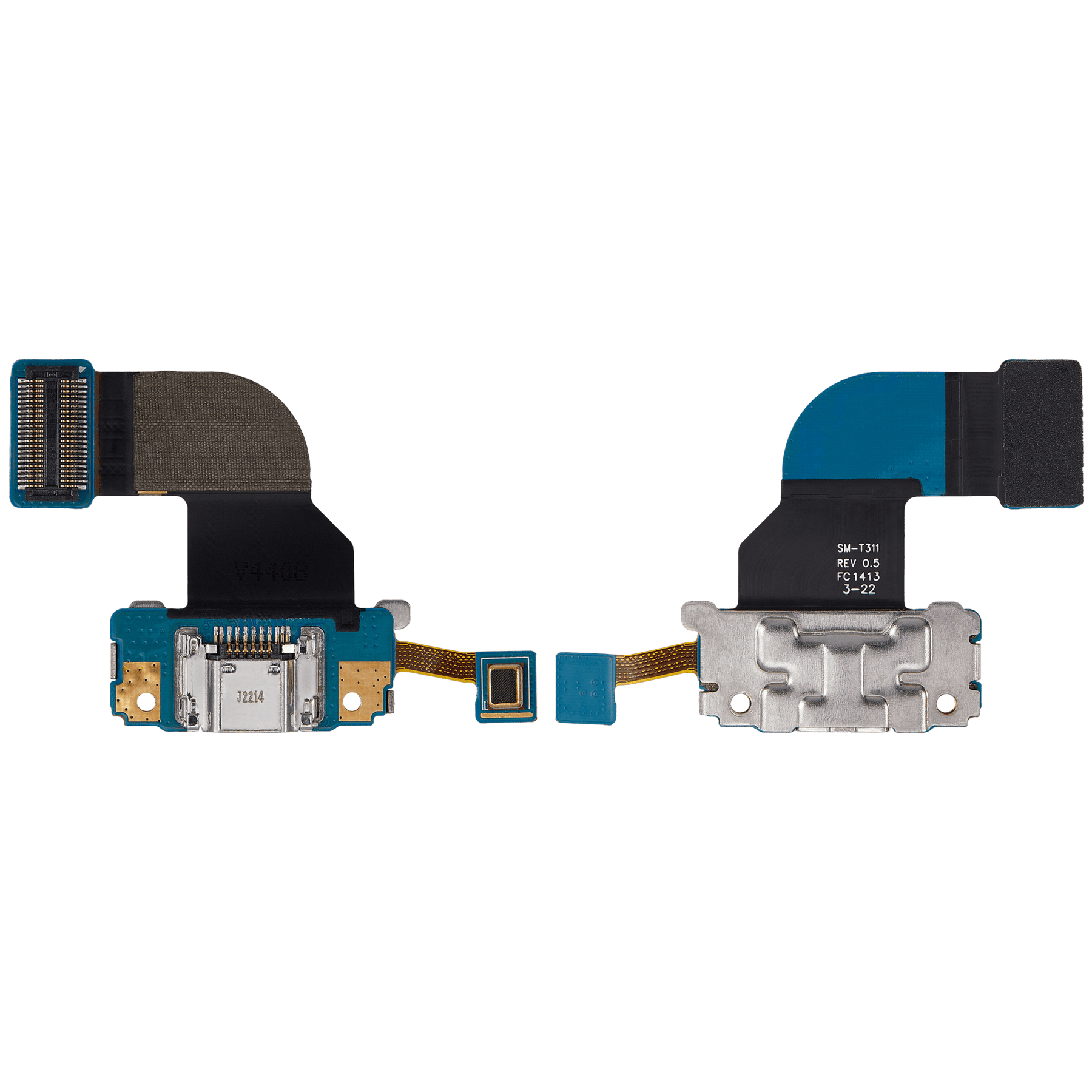 Replacement Charging Port Flex Cable With Microphone Compatible For Samsung Galaxy Tab 3 8.0" (T310 / T311 /T315) (Premium)