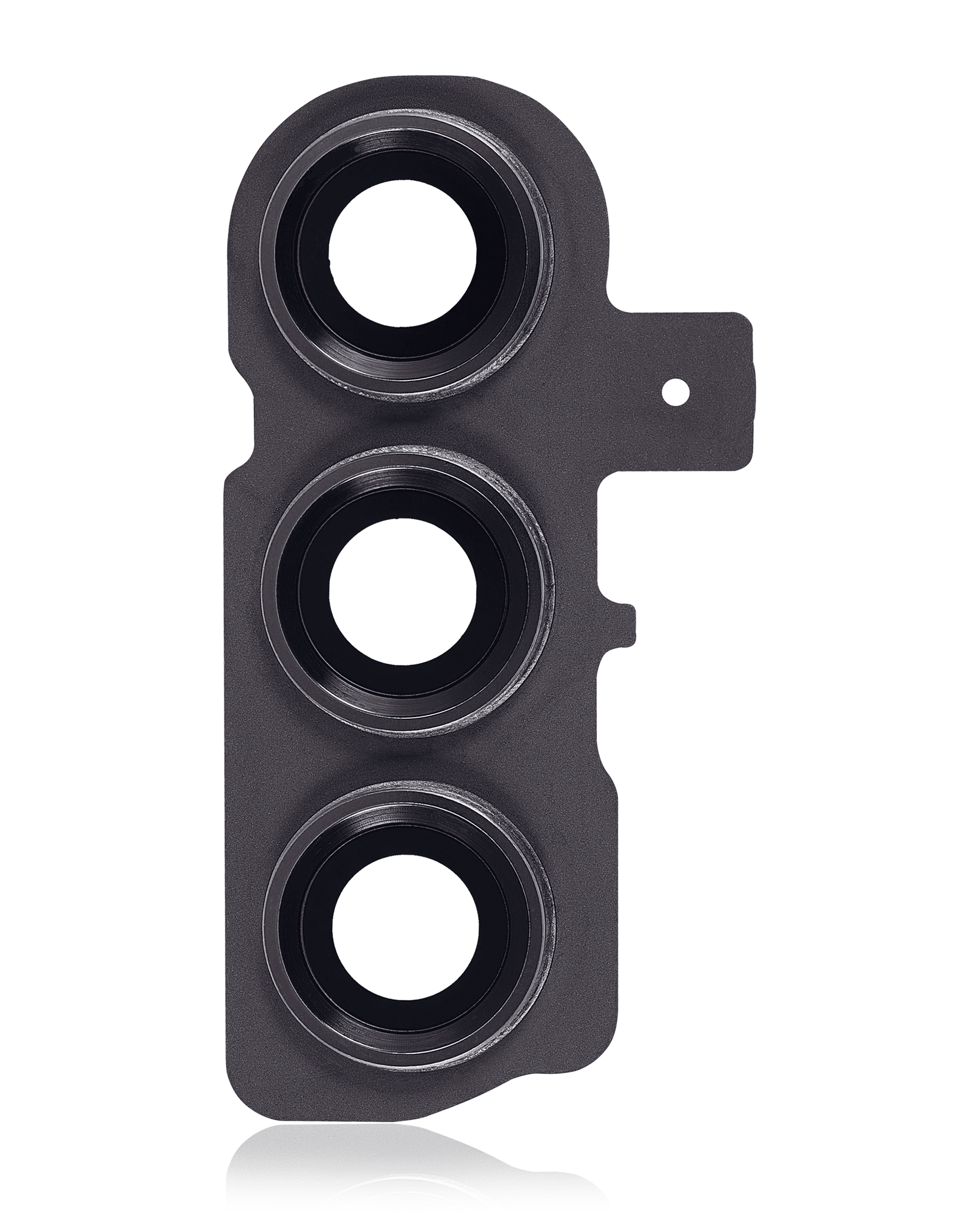 Back Camera Lens With Cover Bezel Ring Compatible For Samsung Galaxy S23 5G / S23 Plus 5G Replacement (Phantom Black)
