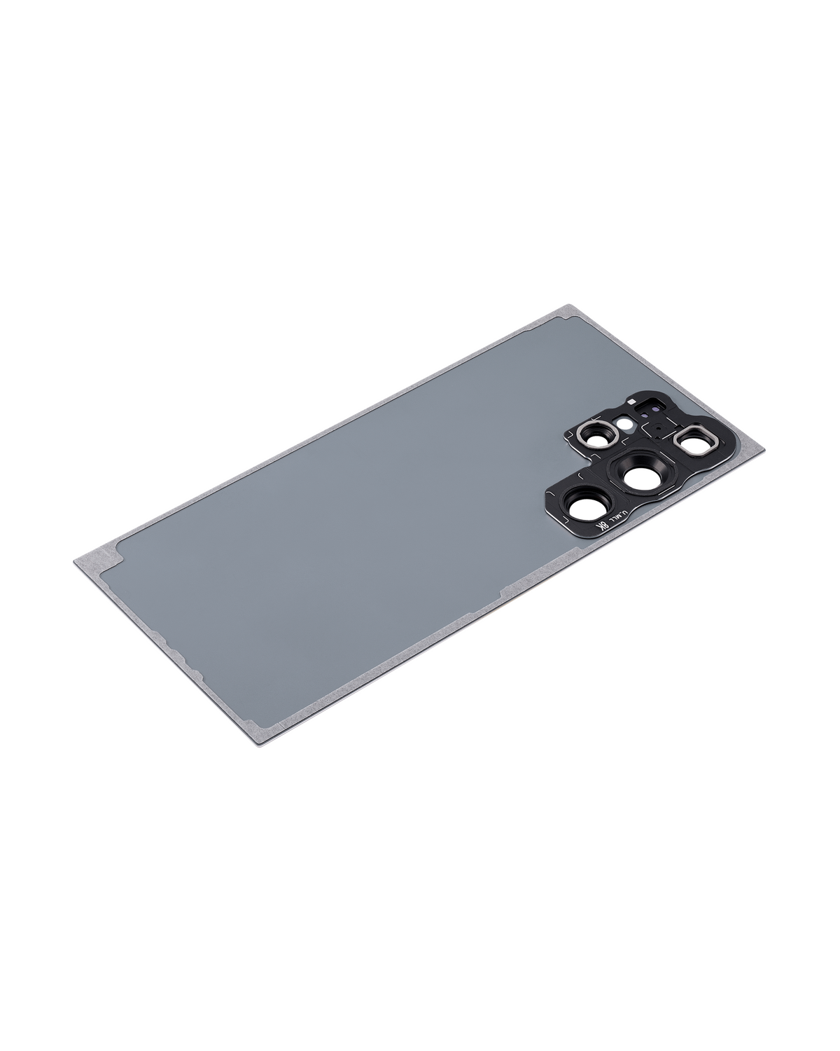 Back Cover Glass With Camera Lens Compatible For Samsung Galaxy S24 Ultra 5G Replacement by MacFactory(No Logo) (Aftermarket Plus) (Titanium Gray) Replacement By MacFactory