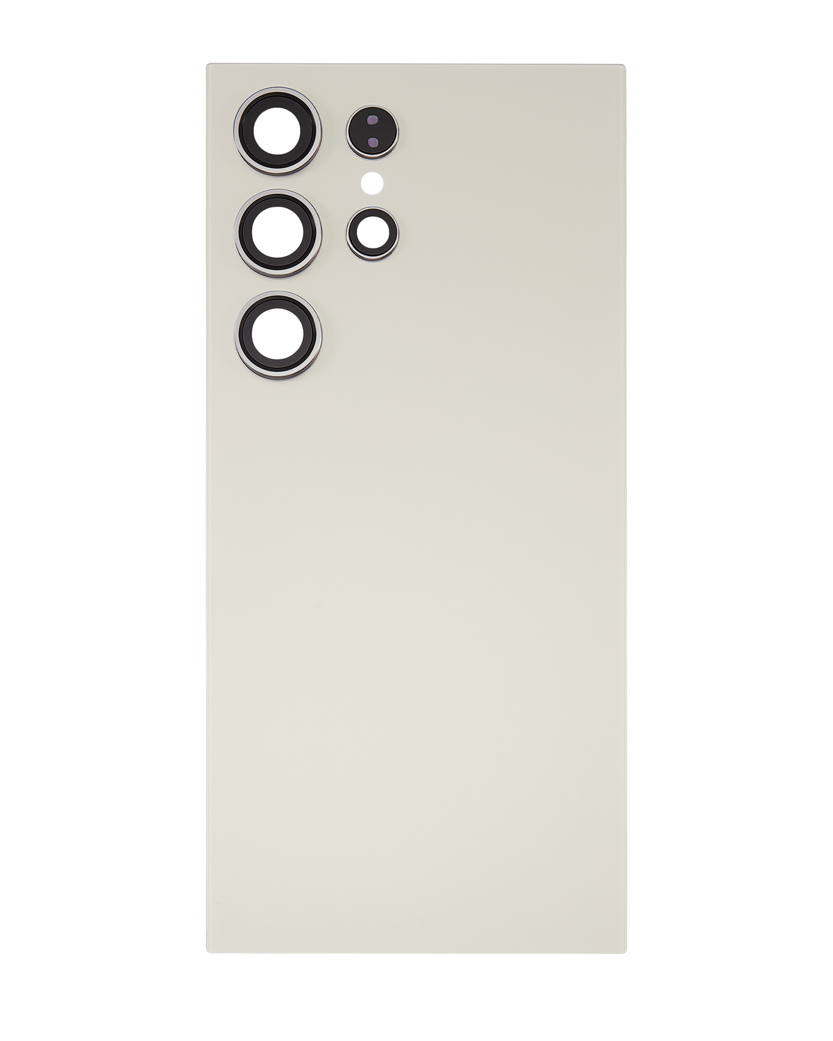 Back Cover Glass With Camera Lens Compatible For Samsung Galaxy S24 Ultra 5G Replacement by MacFactory(No Logo) (Aftermarket Plus) (Titanium Gray) Replacement By MacFactory