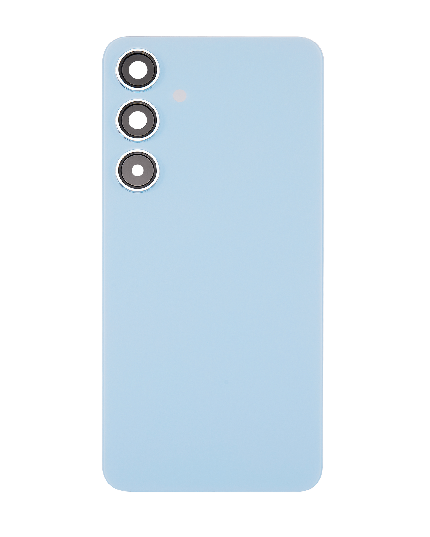 Replacement Back Cover Glass With Camera Lens Compatible For Samsung Galaxy S24 Plus 5G (No Logo) (Aftermarket Plus) (Sapphire Blue)
