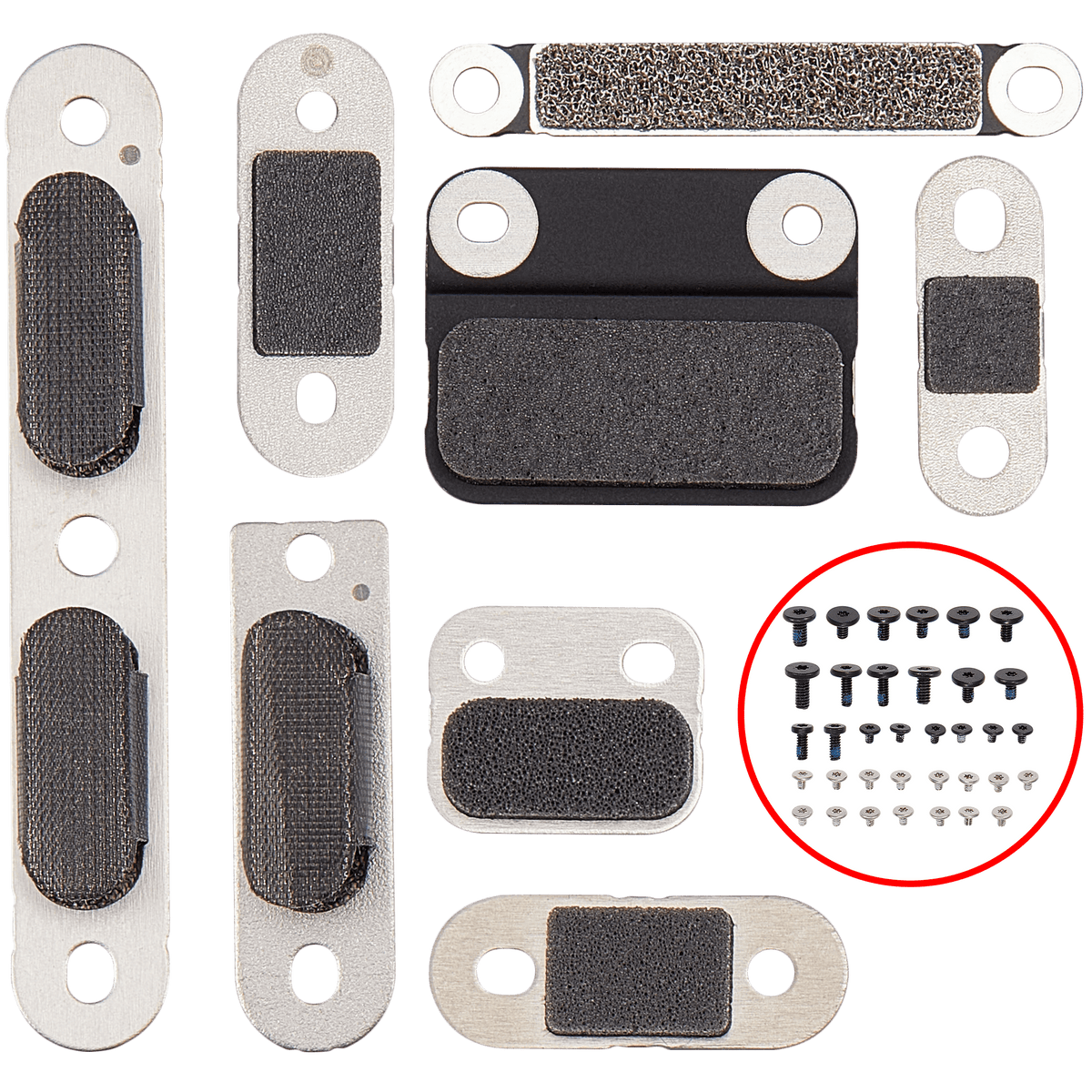 Full Set Small Metal Bracket And Screw Set Compatible For Macbook Pro 14" (A2779 / Early 2023)