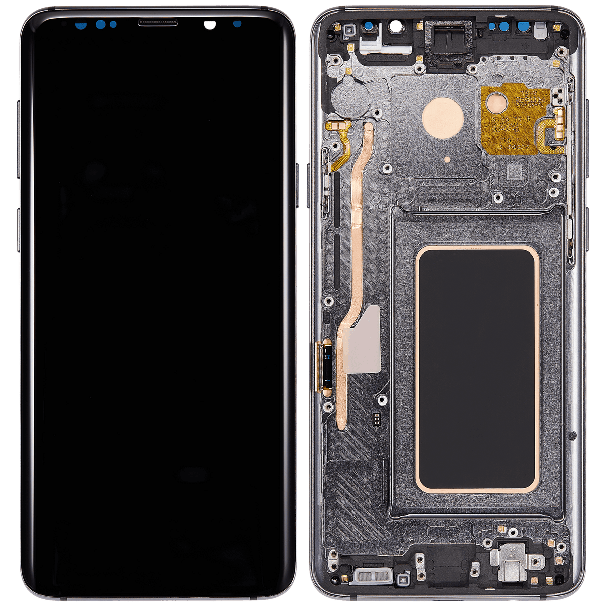 Replacement OLED Assembly With Frame Compatible For Samsung Galaxy S9 Plus (Refurbished) (Titanium Gray)