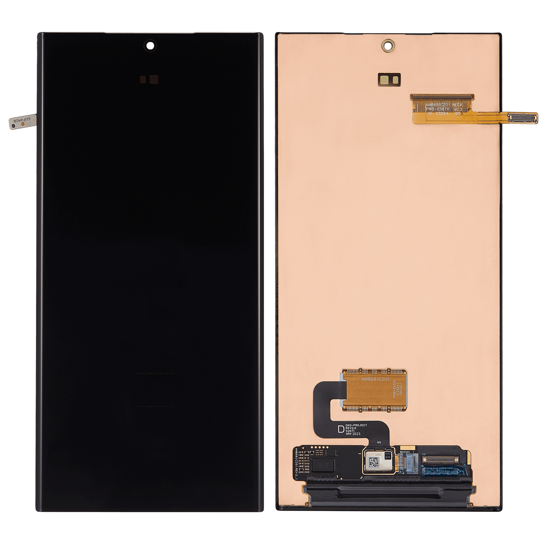 OLED Assembly Without Frame Compatible For Samsung Galaxy S23 Ultra 5G Replacement (US & International) (Service Pack) (All Colors)
