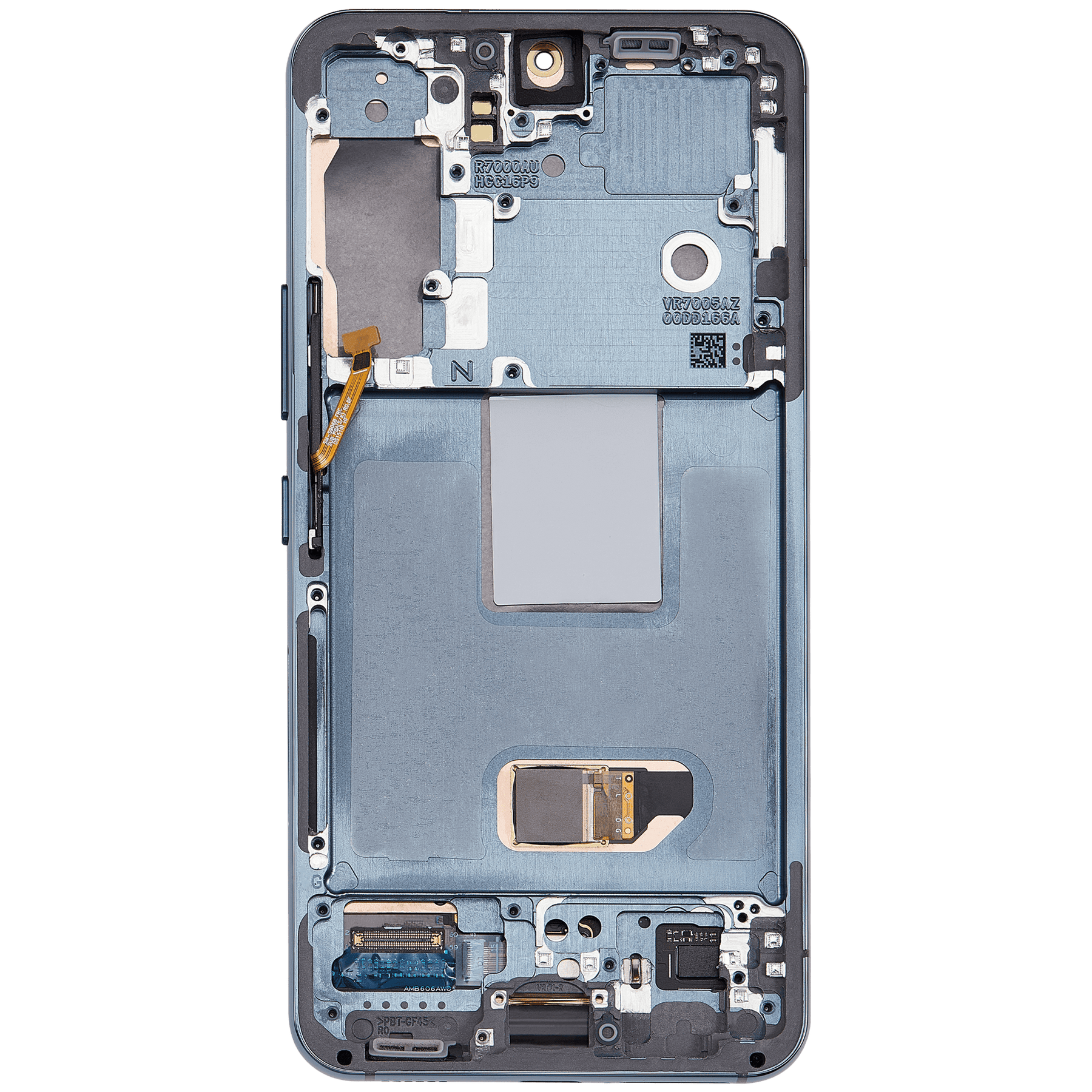 OLED Assembly With Frame Compatible For Samsung Galaxy S22 5G Replacement (US & International Version) (Refurbished) (Green)