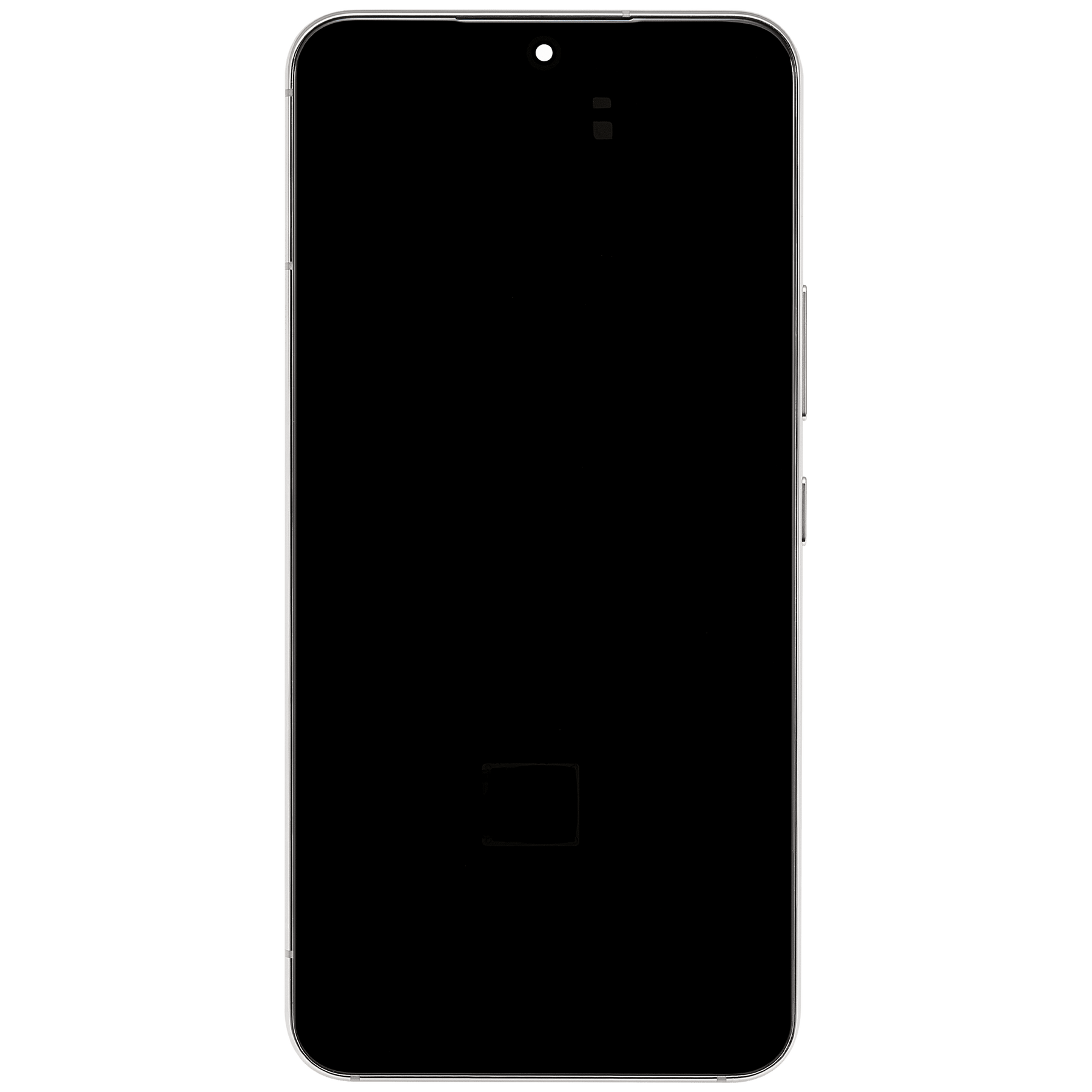 OLED Assembly With Frame Compatible For Samsung Galaxy S22 5G Replacement by Macfactory.Store(US & International Version) (Refurbished) (White)