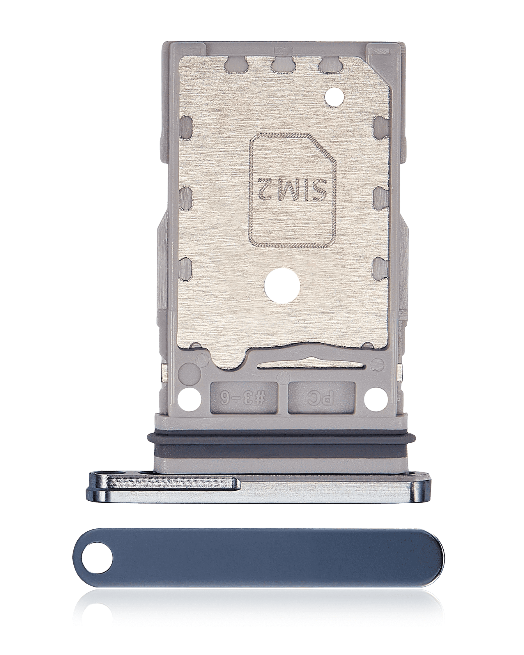 Dual Sim Card Tray Compatible For Samsung Galaxy Z Fold 4 Replacement (F936) (Graygreen)