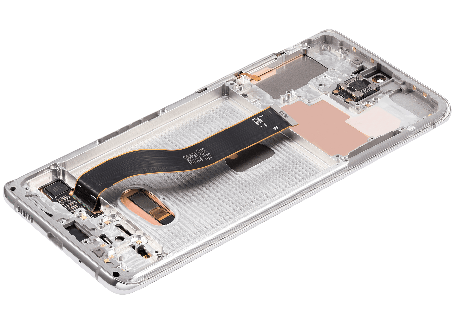 OLED Assembly With Frame Compatible For Samsung Galaxy S20 Plus 5G Replacement (Refurbished) (Cloud White)