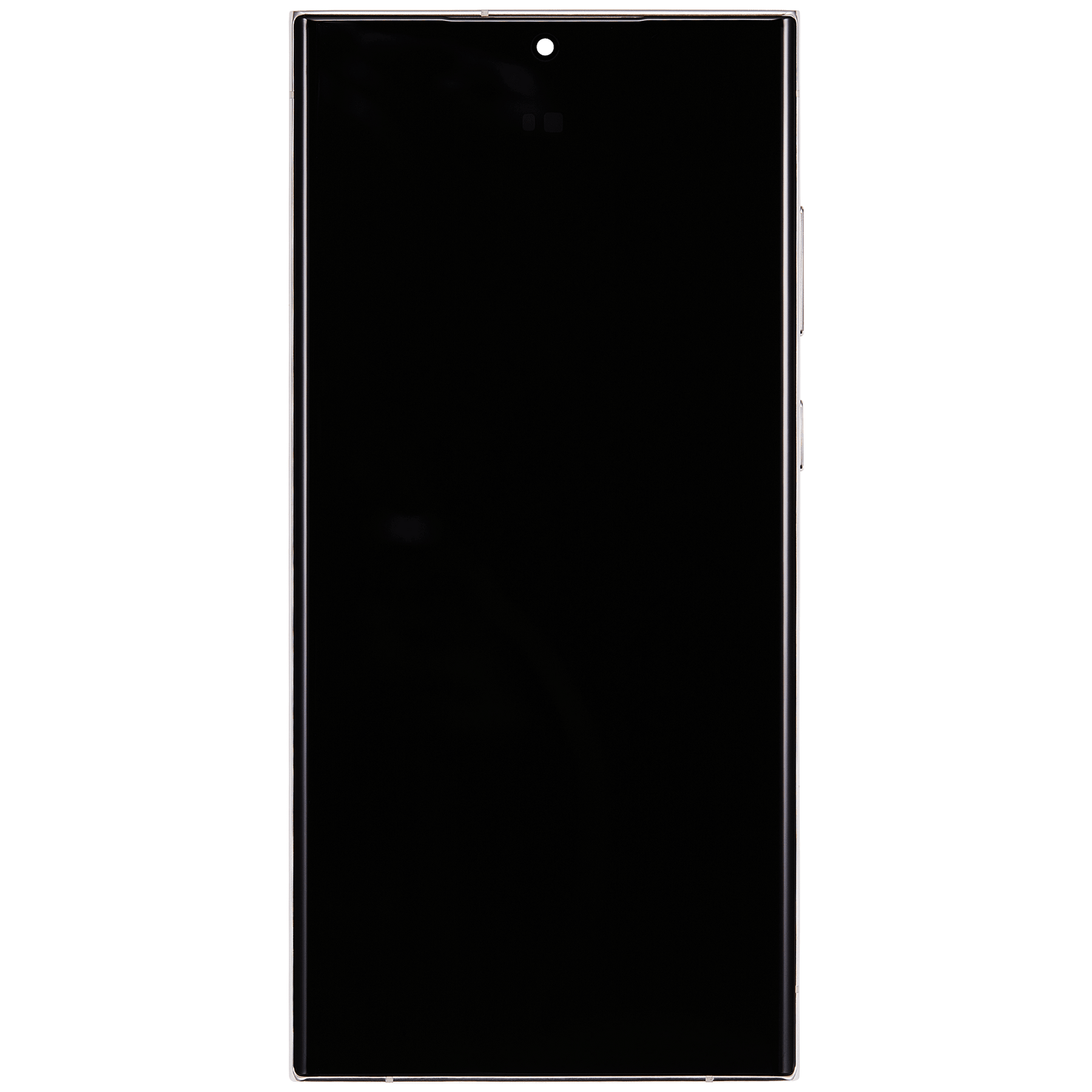 OLED Assembly With Frame Compatible For Samsung Galaxy S23 Ultra Replacement (US & International) (Refurbished) (Cream)