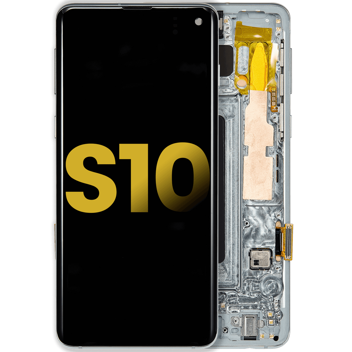 Replacement OLED Assembly With Frame Compatible For Samsung Galaxy S10 (Refurbished) (Prism Green)