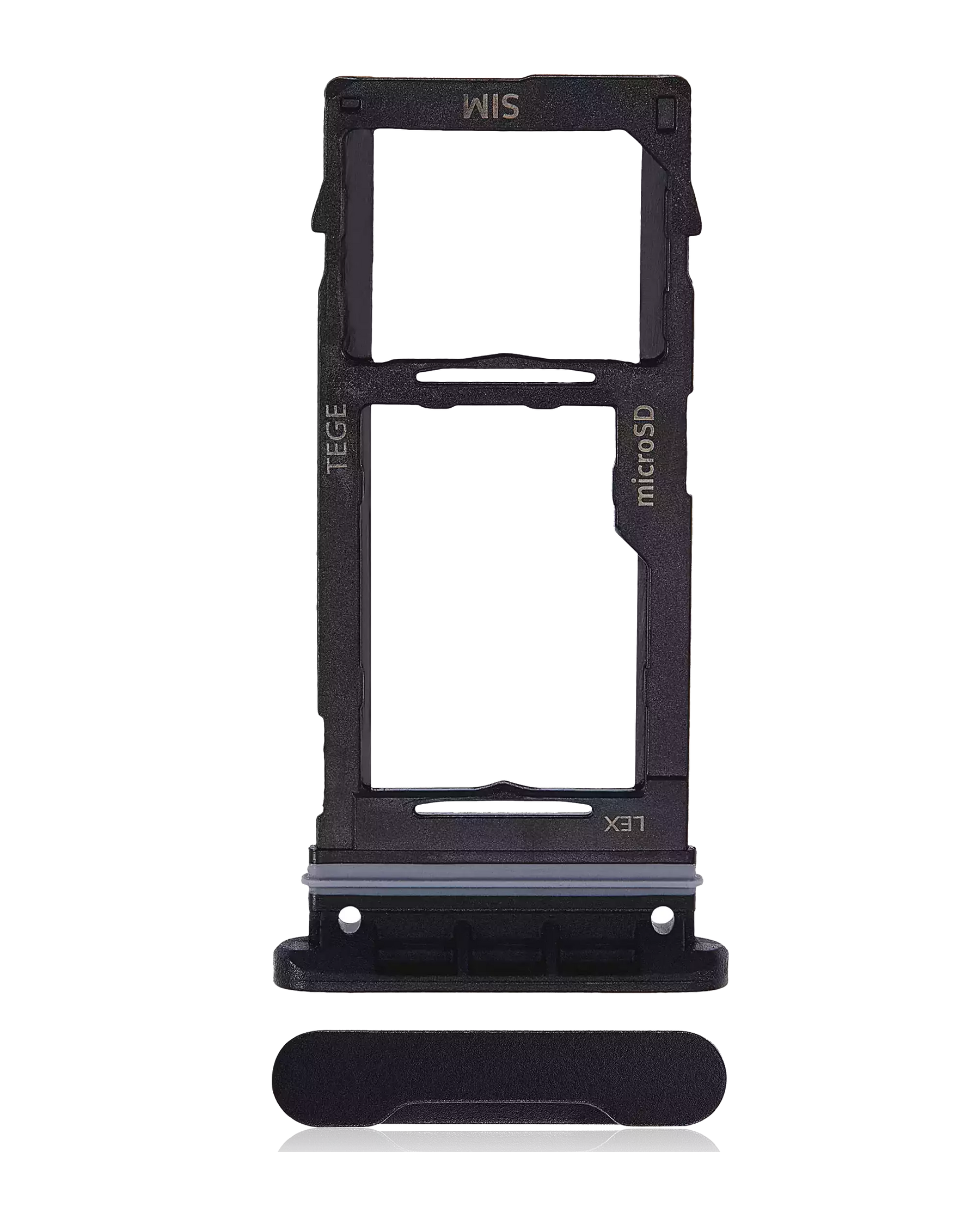 Replacement Sim Card Tray Compatible For Samsung Galaxy Tab Active 3 8.0" (T570 / T575) (Black)