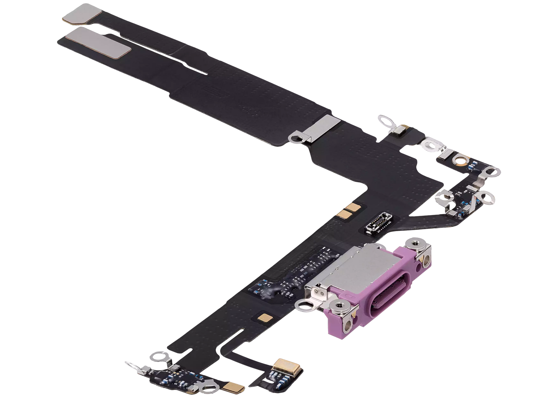 Charging Port Flex Cable Compatible For iPhone 16 (Premium) (Pink)
