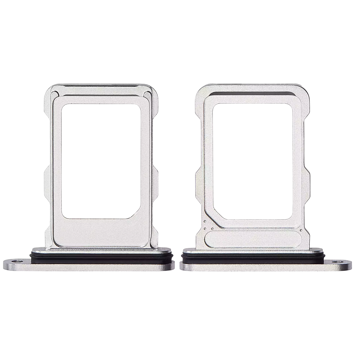 Single Sim Card Tray Compatible For iPhone 16 Pro / 16 Pro Max (White Titanium)