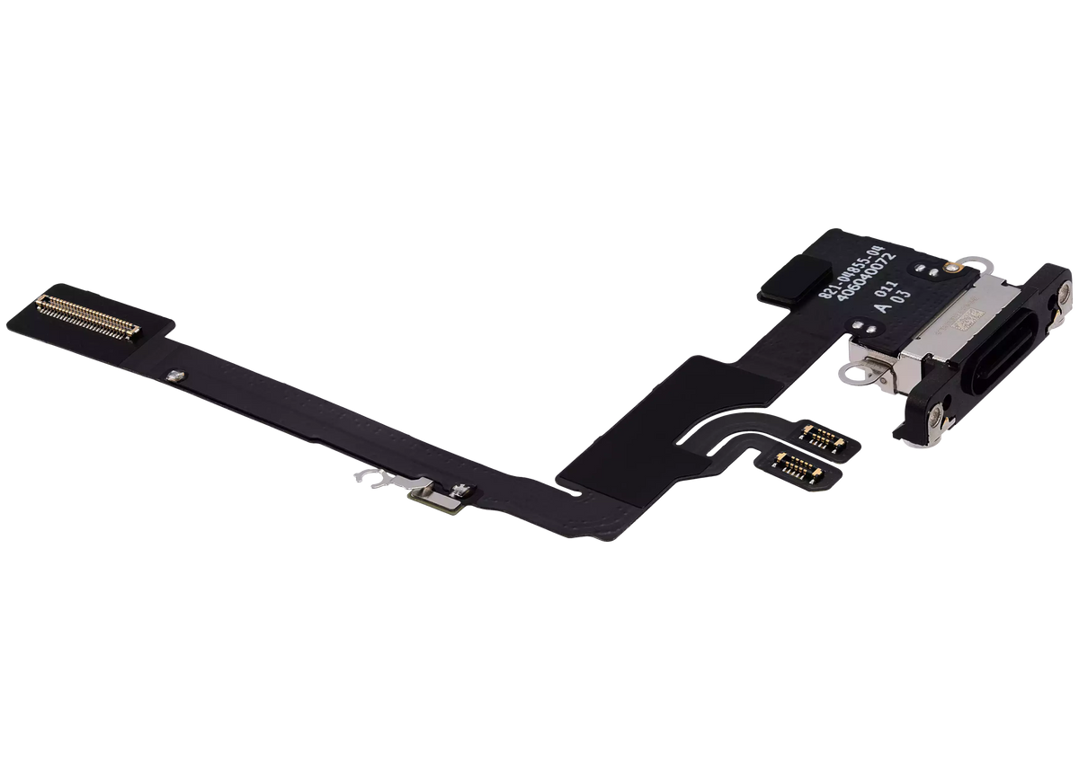 Charging Port Flex Cable Compatible For iPhone 16 Pro (Premium) (Black Titanium)