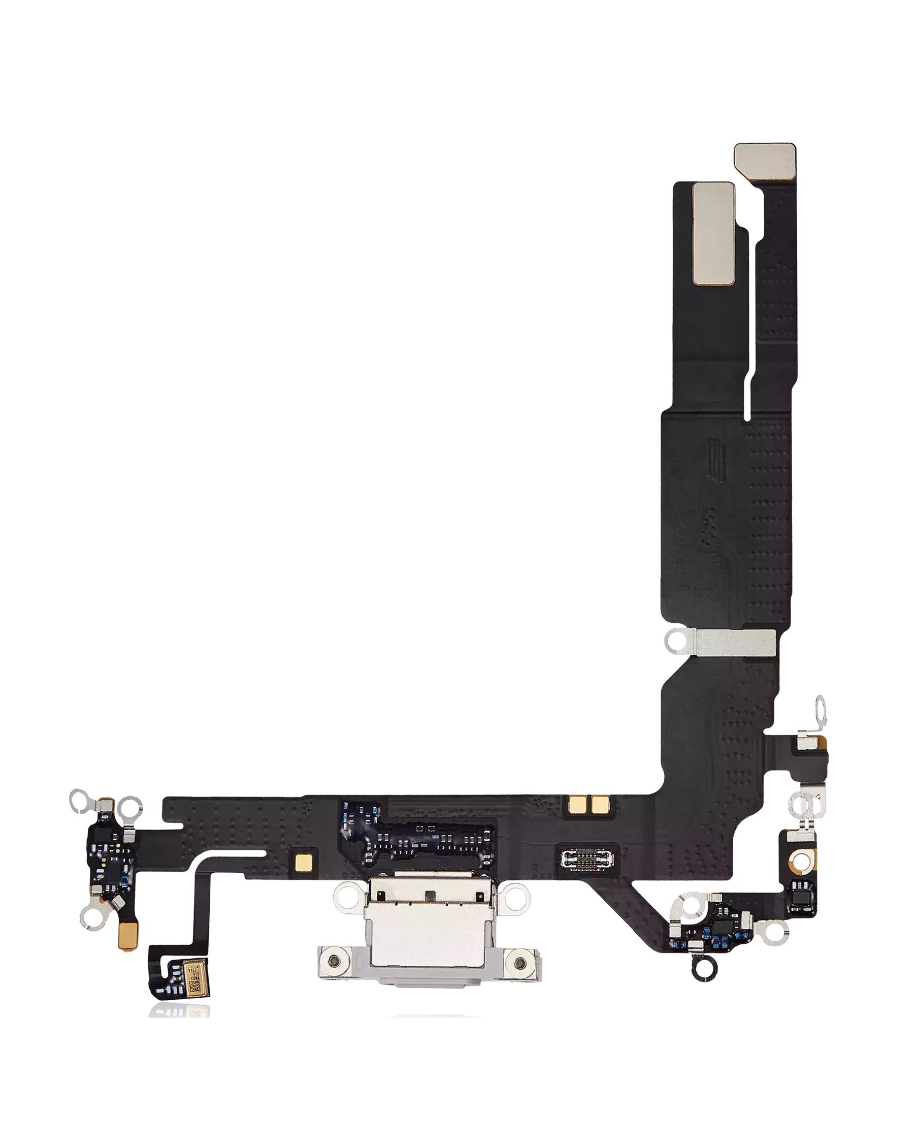 Charging Port Flex Cable Compatible For iPhone 16 (Premium) (White)