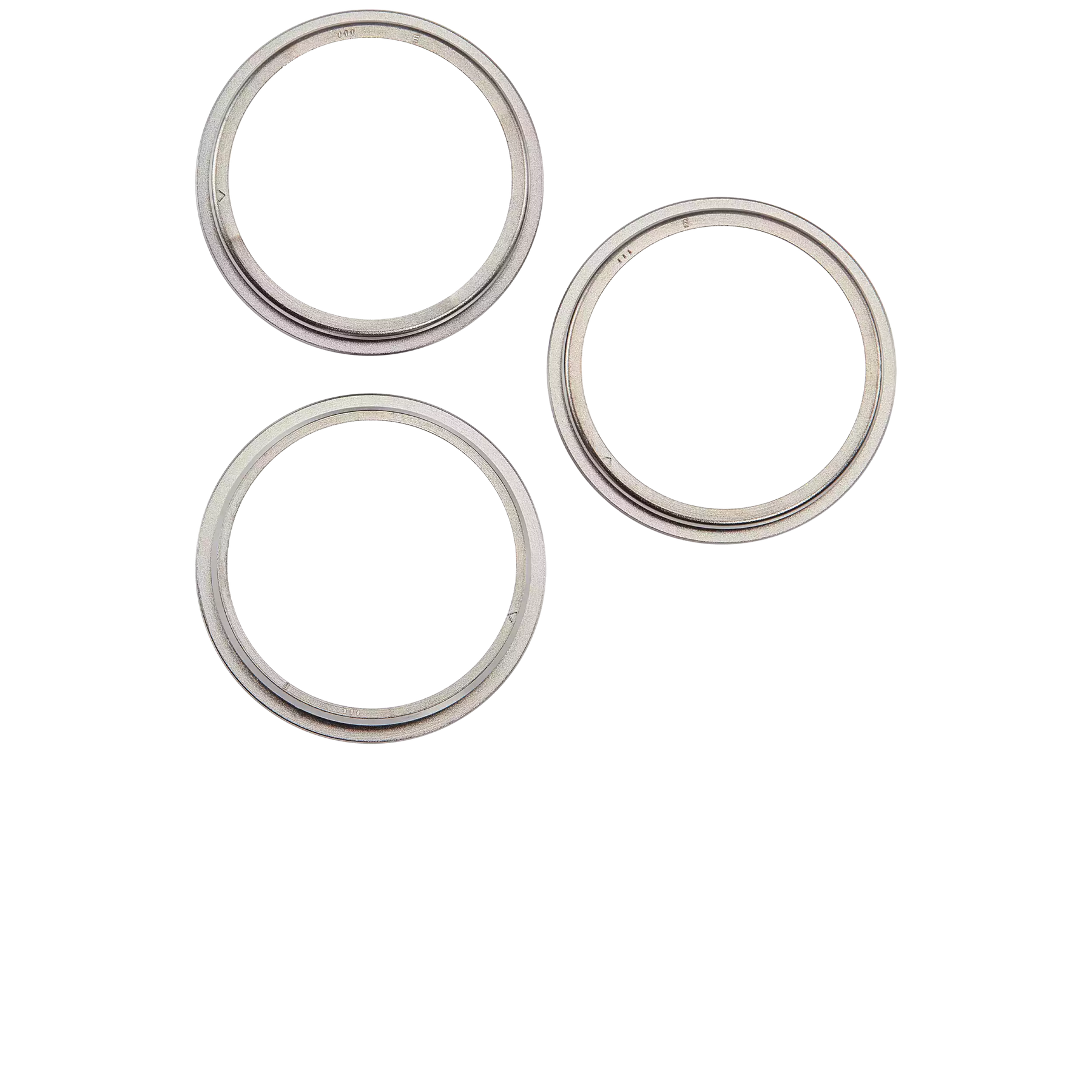 Back Camera Bezel Ring Only Compatible For iPhone 16 Pro / 16 Pro Max (Natural Titanium) (3 Piece Set)
