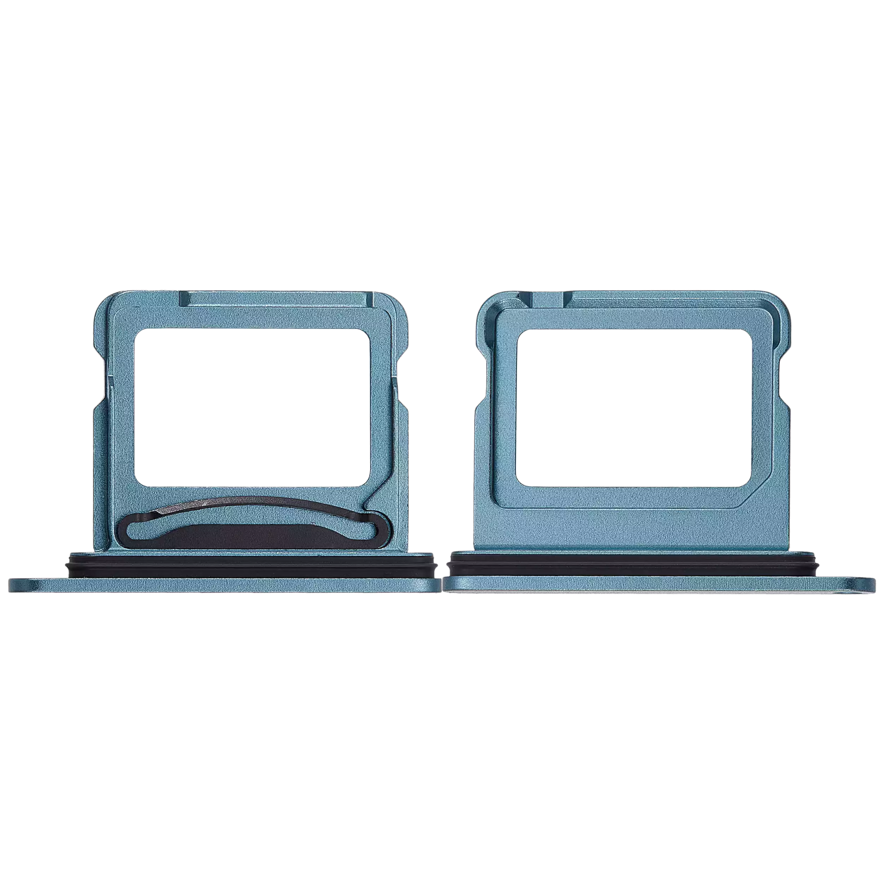 Dual Sim Card Tray Compatible For iPhone 16 / 16 Plus (Teal)