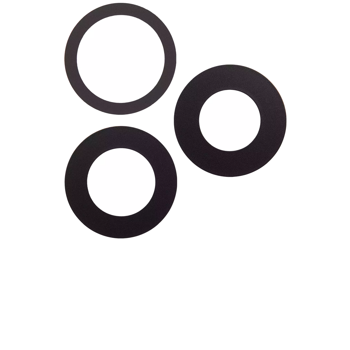 Back Camera Lens (Glass Only) With Adhesive Compatible For iPhone 16 Pro / 16 Pro Max (2 Piece Set) (Aftermarket Plus) (10 Pack)