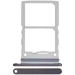 Replacement Dual Sim Card Tray Compatible For Samsung Galaxy Z Flip 6 (F741) (Premium) (Silver Shadow)