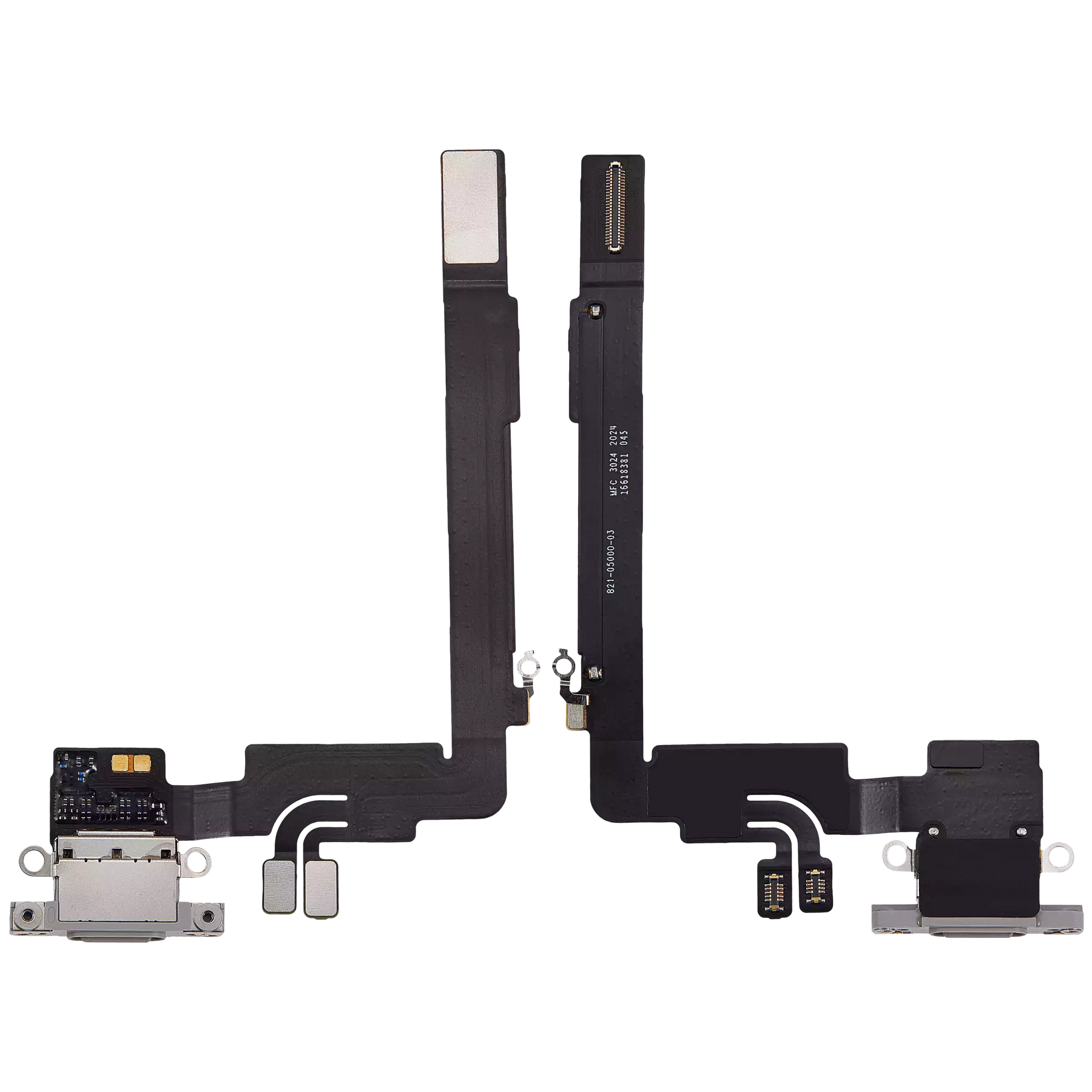 Charging Port Flex Cable Compatible For iPhone 16 Pro Max (Premium) (White Titanium)
