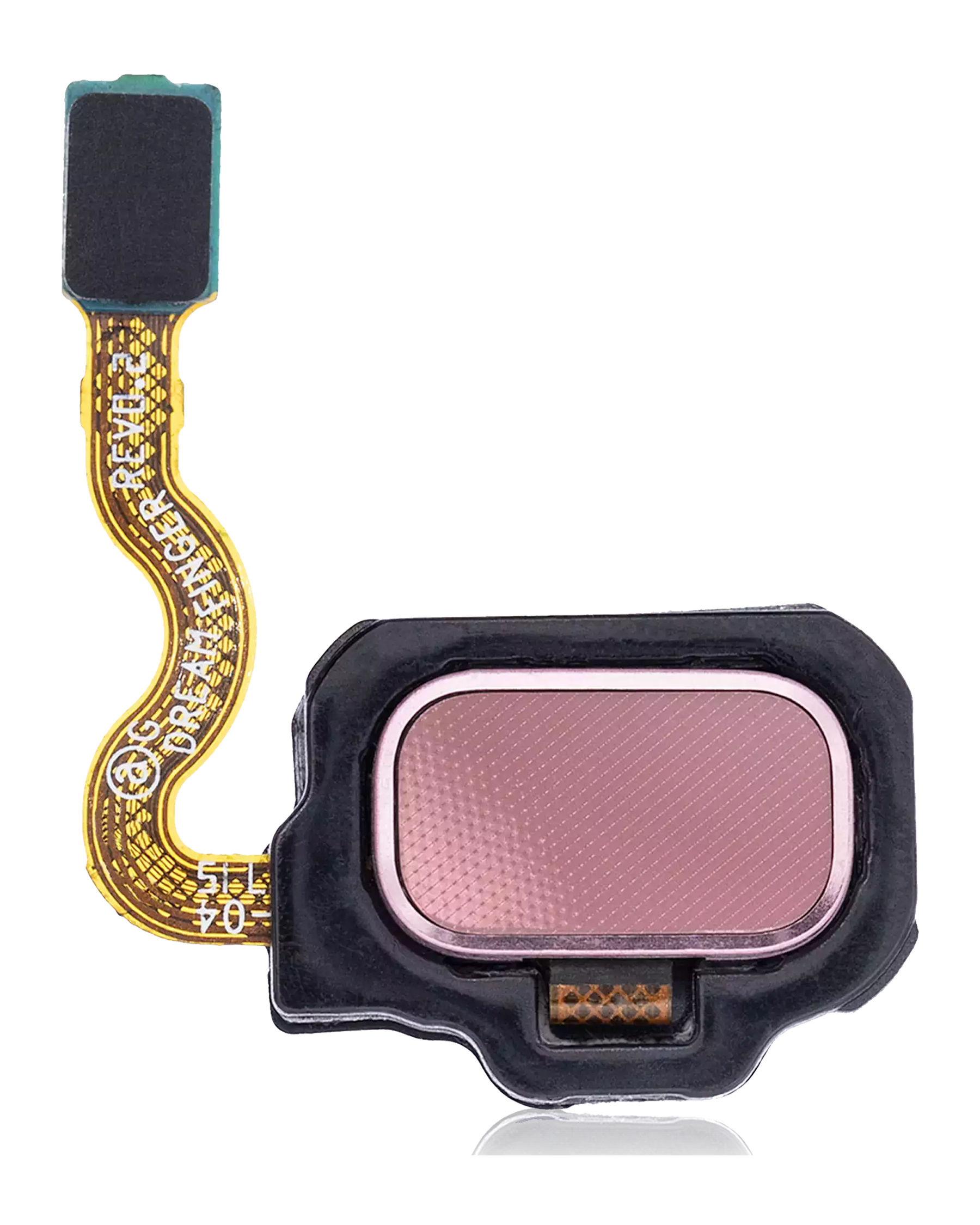 Fingerprint Reader With Flex Cable Replacement Compatible For Samsung Galaxy S8 / S8 Plus (Rose Gold)