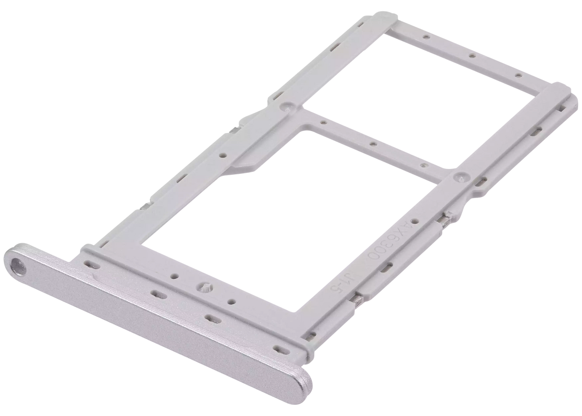 Dual Sim Card Tray Replacement Compatible For Samsung Galaxy Tab A8 10.5" (X205 / 2021) (Silver)
