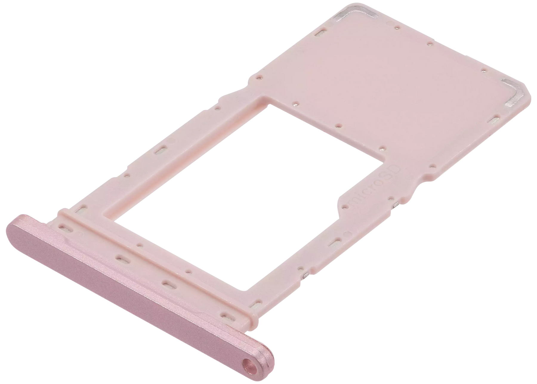 Micro SD Sim Card Tray Replacement Compatible For Samsung Galaxy Tab A8 10.5" (X205 / 2021) (Pink Gold)