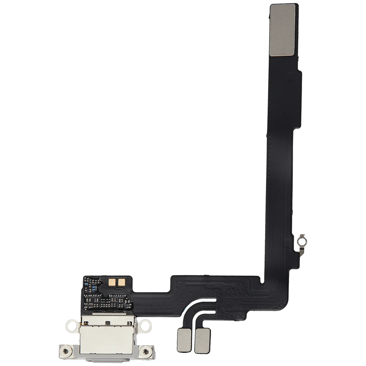 Charging Port Flex Cable Compatible For iPhone 16 Pro Max (Aftermarket Plus) (White Titanium)