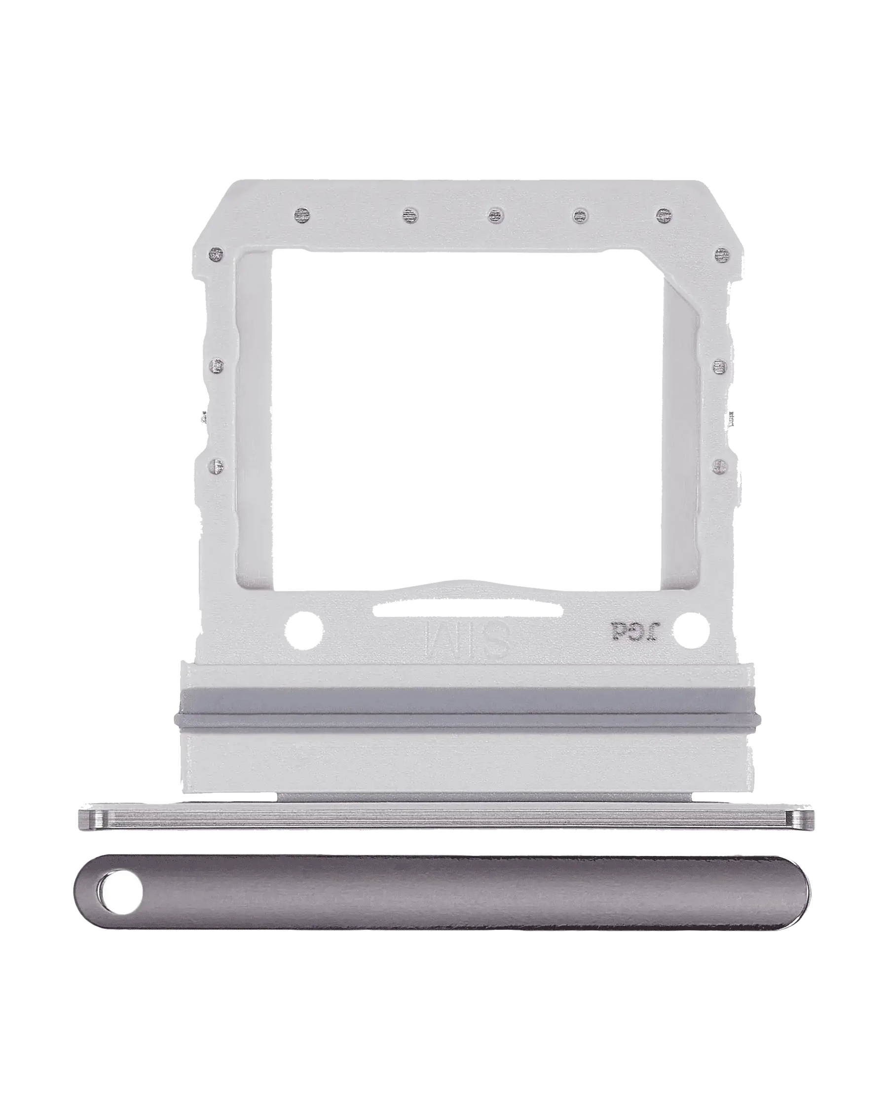 Single Sim Card Tray Replacement Compatible For Samsung Galaxy Z Flip 5G (F707) (Mystic Gray)