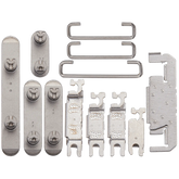 Hard Buttons (Power / Volume / Switch) Compatible For iPhone 16 Pro / 16 Pro Max (White Titanium)