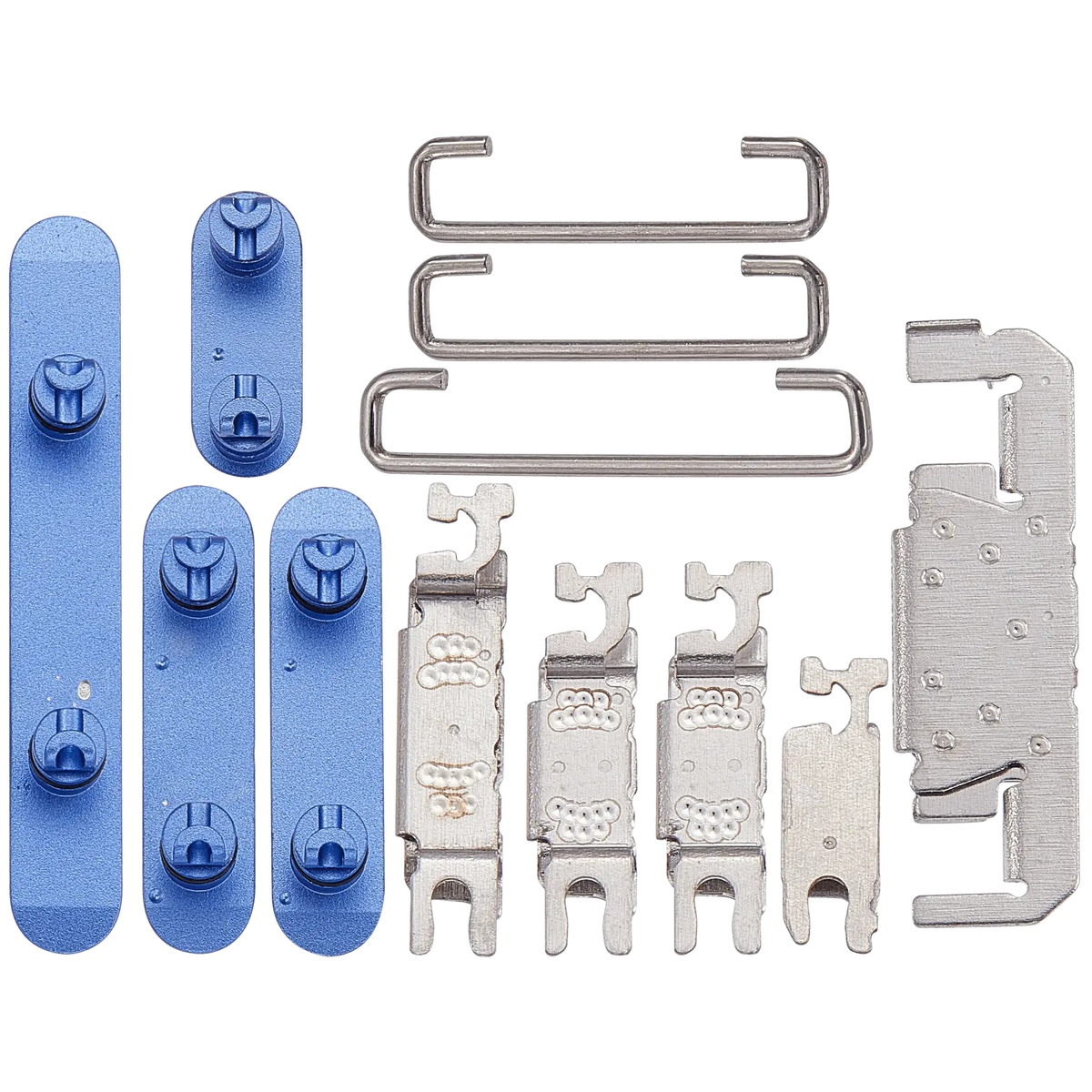 Hard Buttons (Power / Volume / Switch) Compatible For iPhone 16 / 16 Plus (Ultramarine)