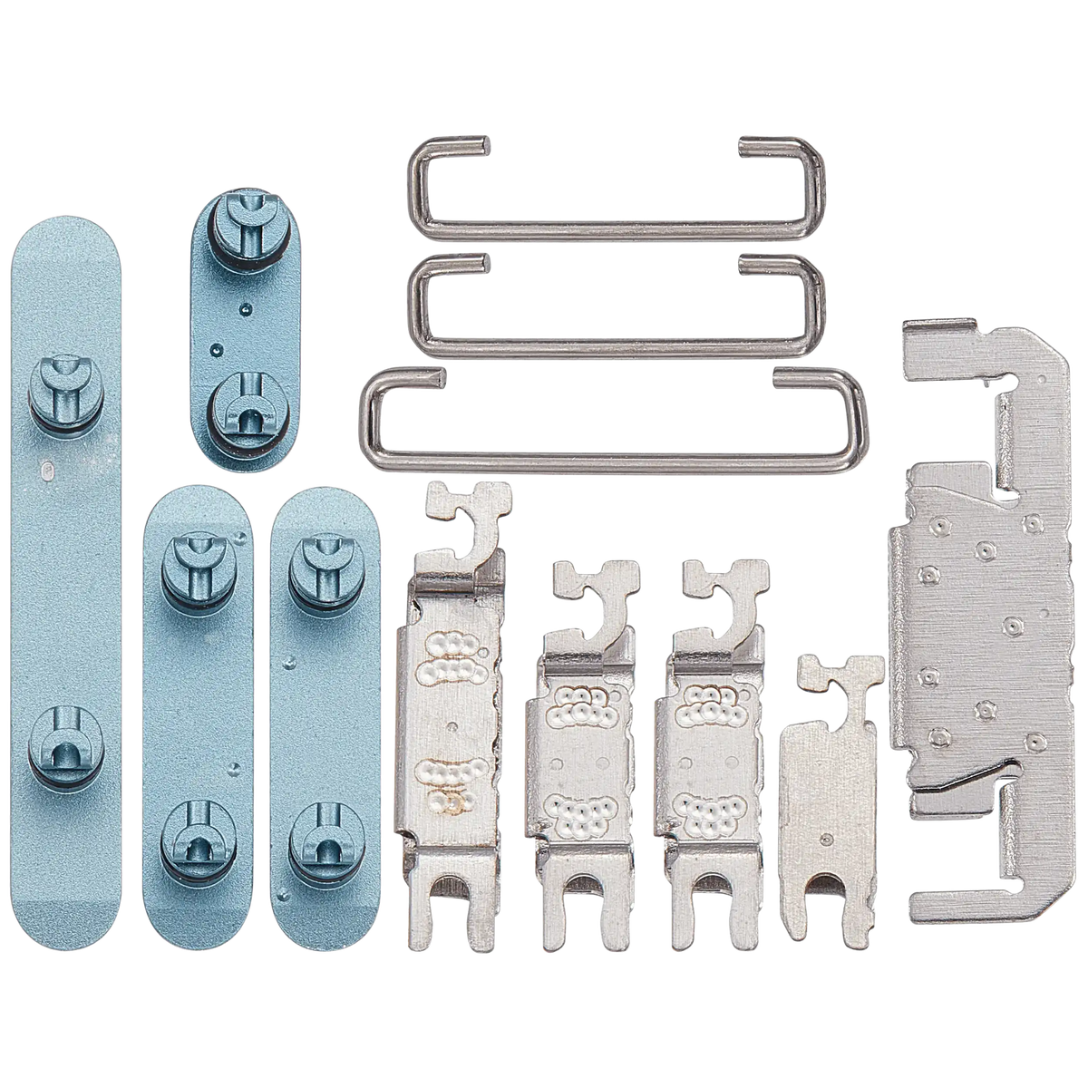 Hard Buttons (Power / Volume / Switch) Compatible For iPhone 16 / 16 Plus (Teal)