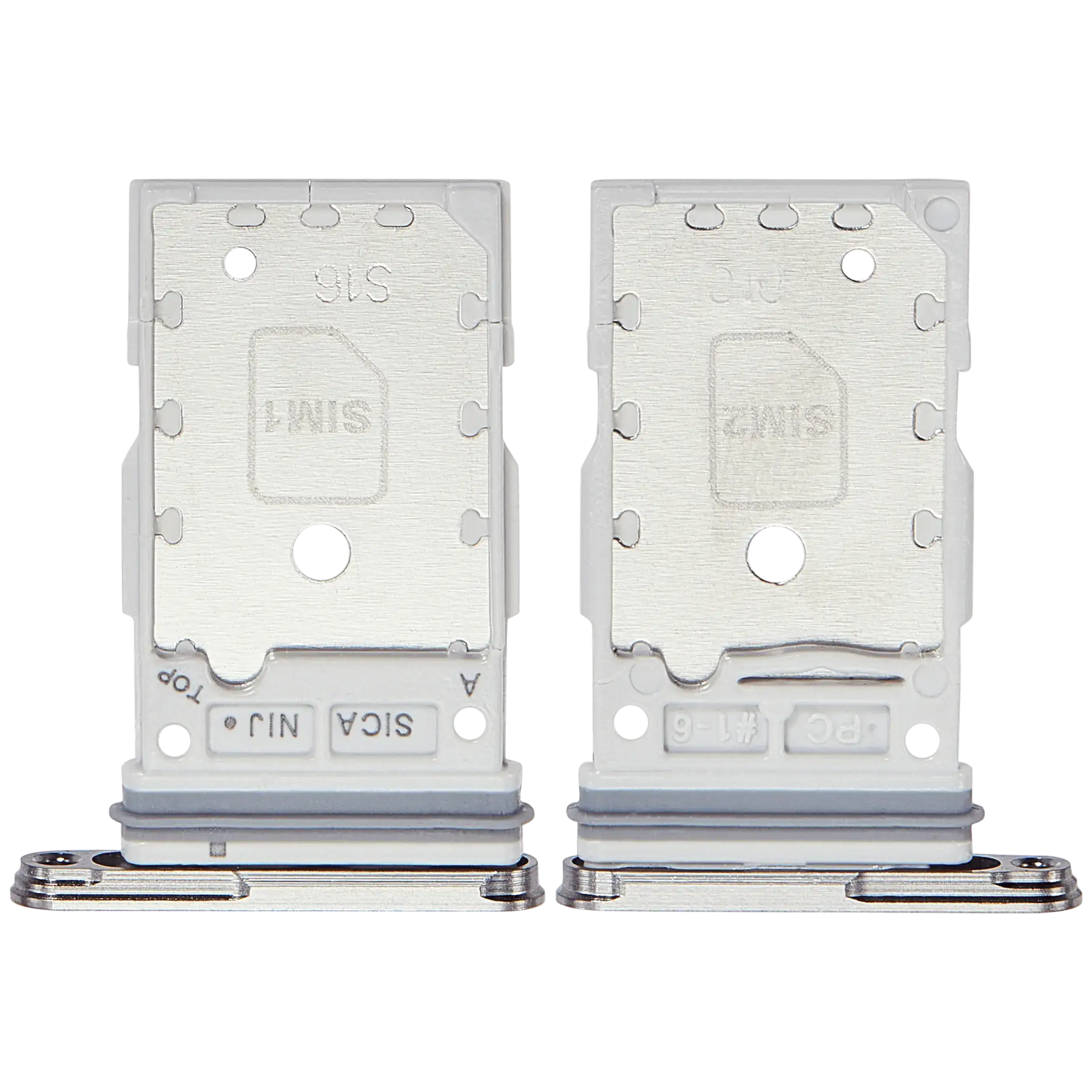 Dual Sim Card Tray Compatible For Samsung Galaxy S25 / S25 Plus Replacement (Premium) (White)