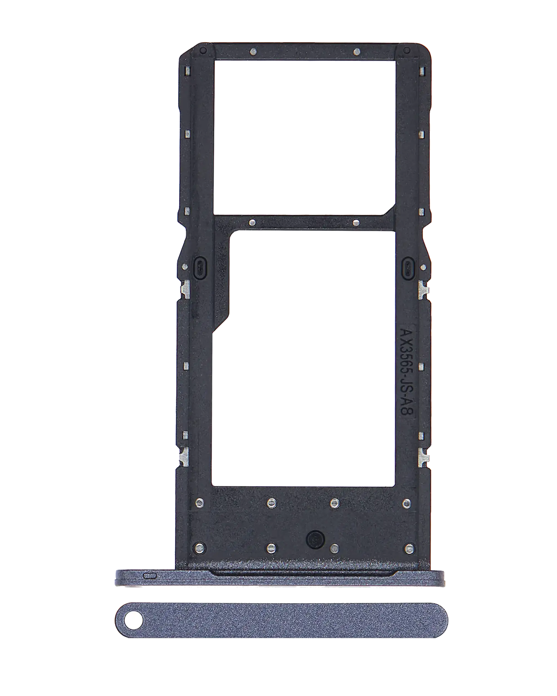 Sim Card Tray Replacement Compatible For Samsung Galaxy Tab A7 Lite (T225) (Gray) (4G Version)