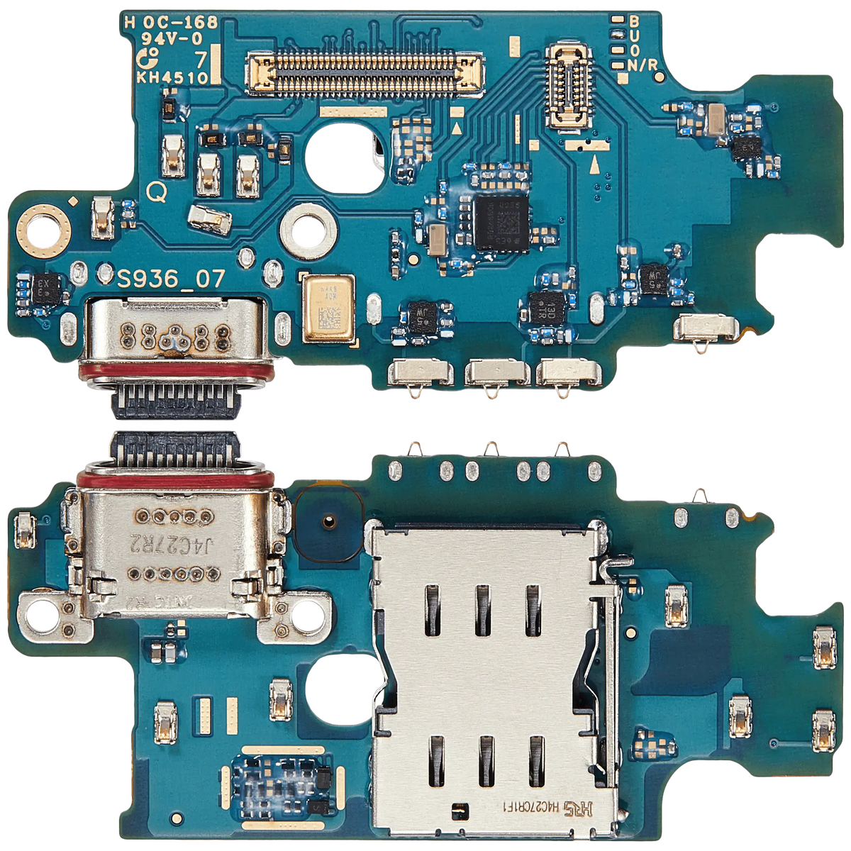 Charging Port Board With Sim Card Reader Compatible For Samsung Galaxy S25 Plus 5G Replacement (S936U) (US Version) (Premium)