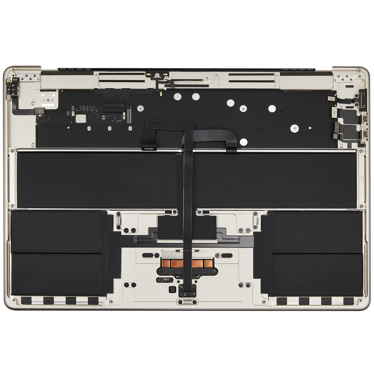 Top Case Assembly With Battery And Keyboard Compatible For MacBook Air 15" (A3114 / Mid 2024) (Starlight) (US Keyboard)