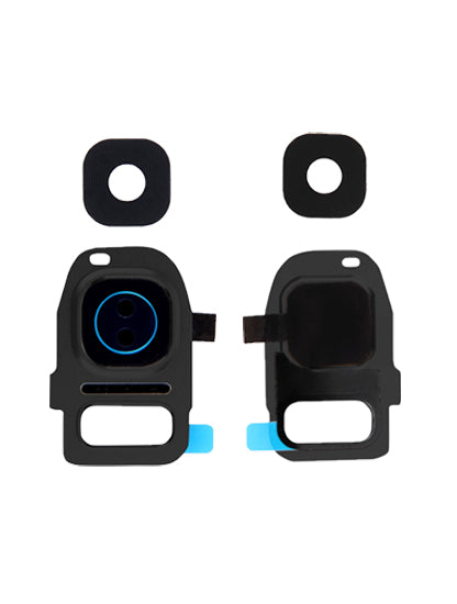 Replacement Back Camera Lens Compatible For Samsung Galaxy S7 / S7 Edge (Black)